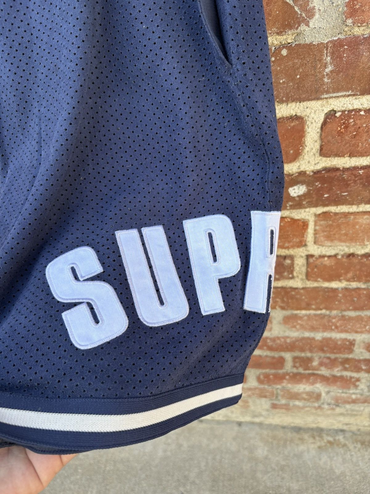Supreme Supreme UltraSuede Mesh Short Size US 33 - 3 Thumbnail
