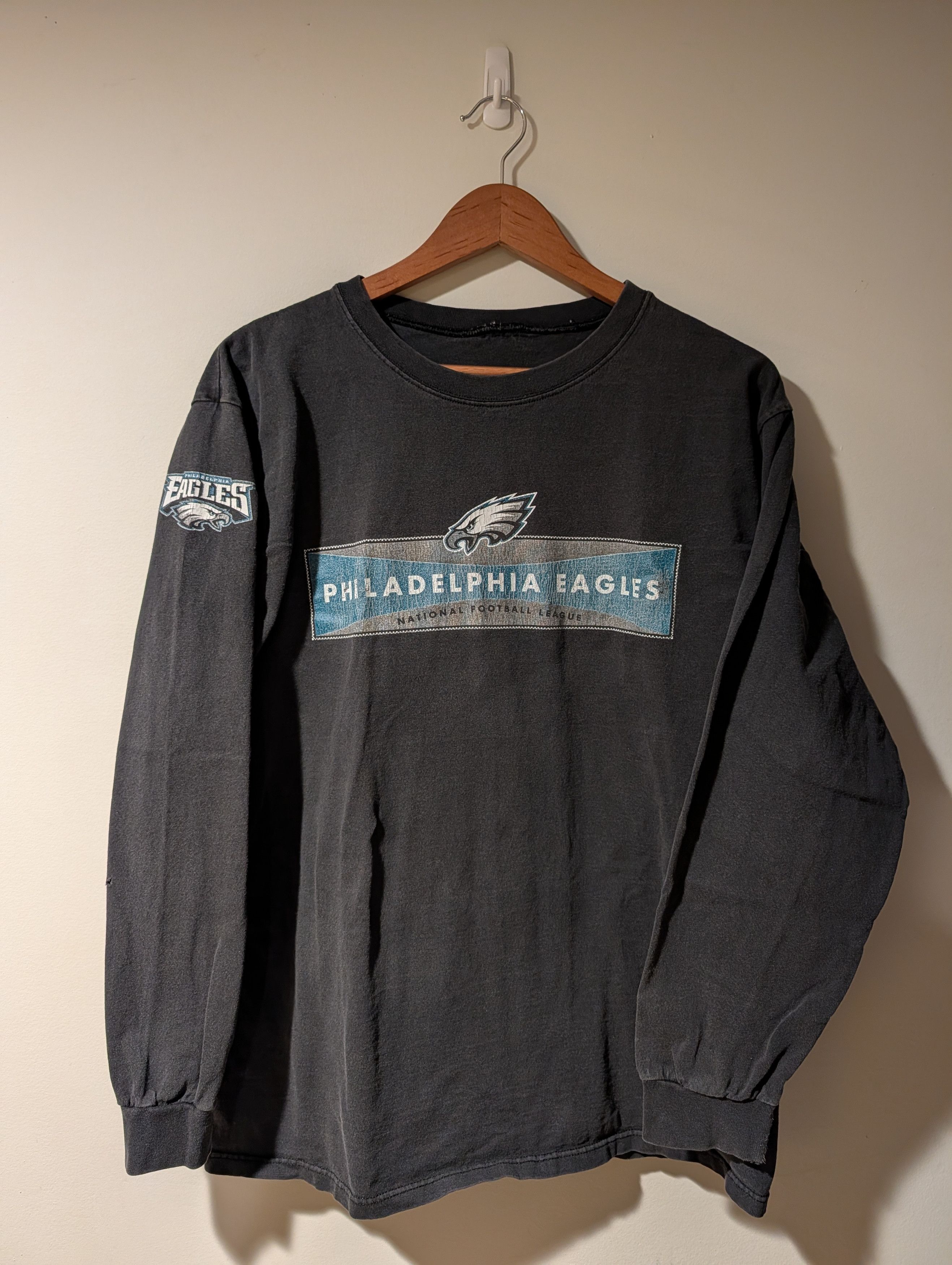 NFL Vintage 90s Philadelphia Eagles NFL Football Long-Sleeve Size US M / EU 48-50 / 2 - 1 Thumbnail