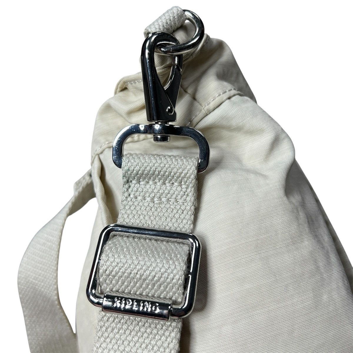 Other Kipling Grey Crinkle Nylon Mini Tote Crossbody Bag Charm Size ONE SIZE - 5 Thumbnail