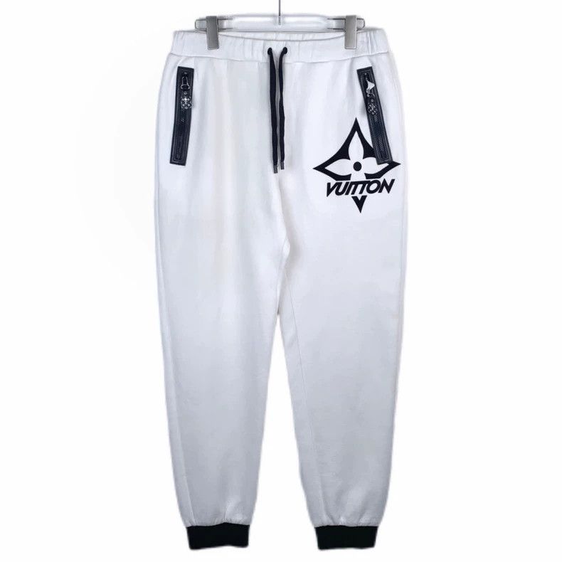 Louis Vuitton Louis Vuitton Logo Print Cotton Sweatpants Size US 36 / EU 52 - 1 Thumbnail
