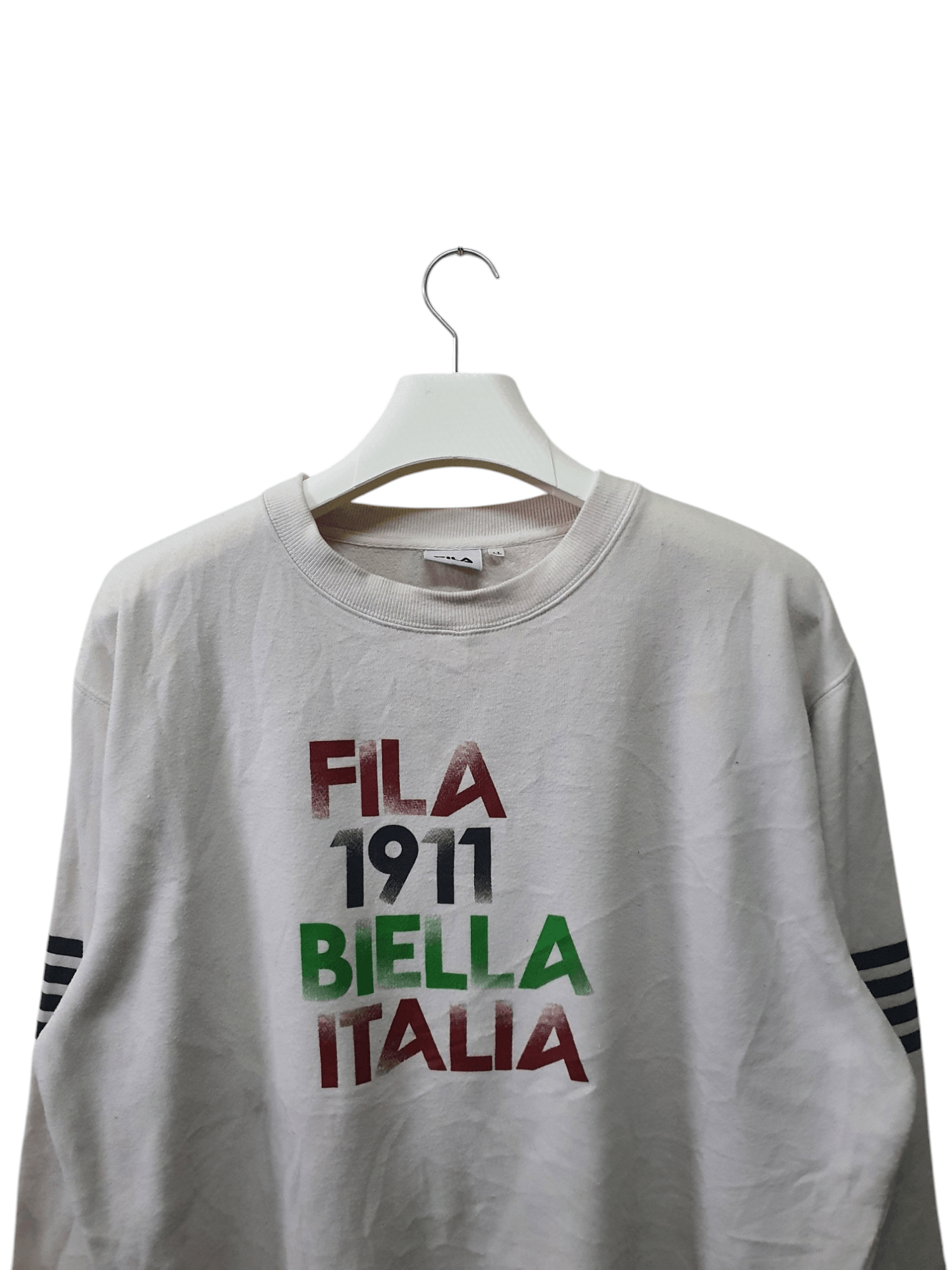 Fila vintage Fila "1911 Biella Italia" graphic sweatshirt Size US L / EU 52-54 / 3 - 3 Thumbnail