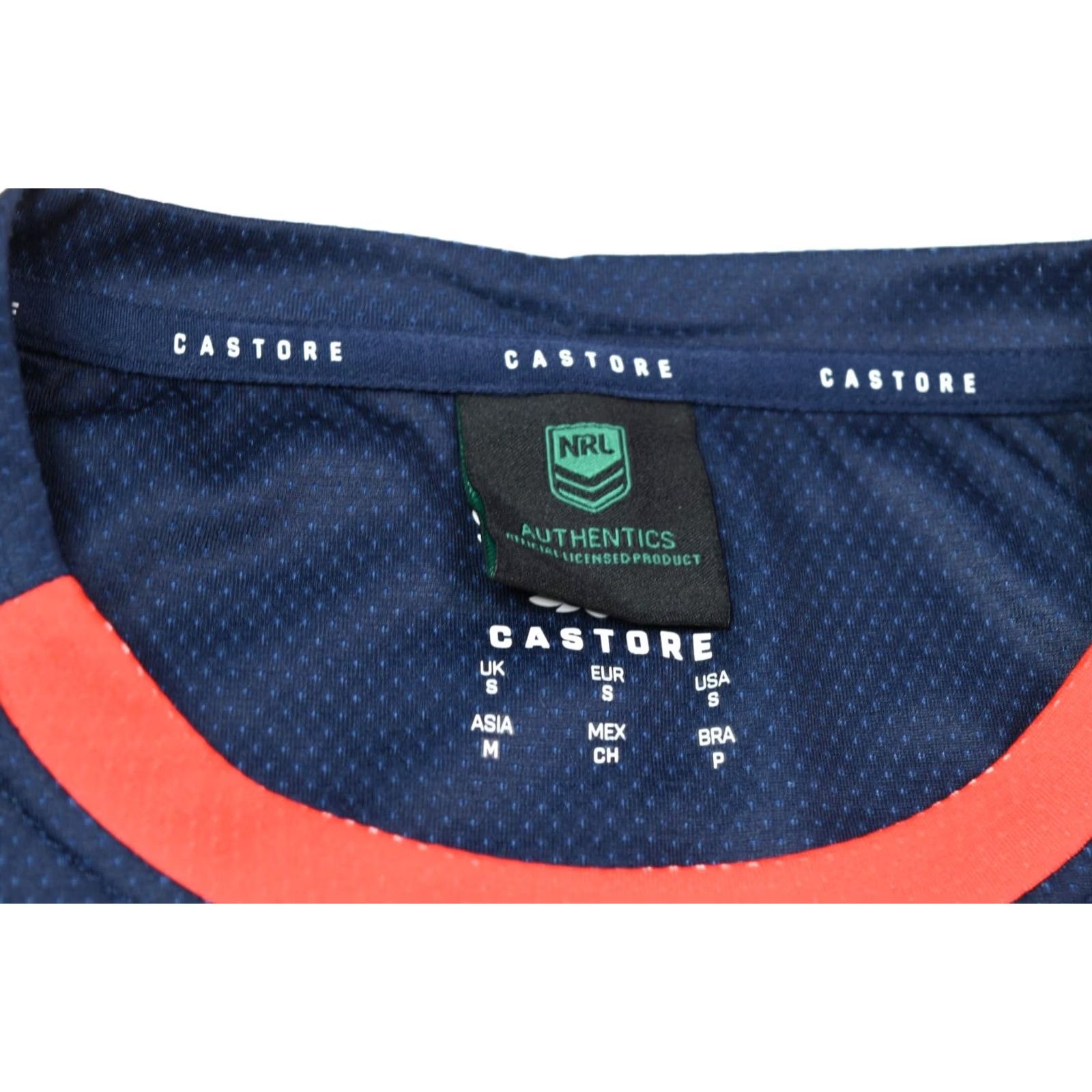 Castore Castore Sydney Roosters Training Shirt Mens Small Blue Short Sleeve Stretch NRL Size US S / EU 44-46 / 1 - 5 Thumbnail