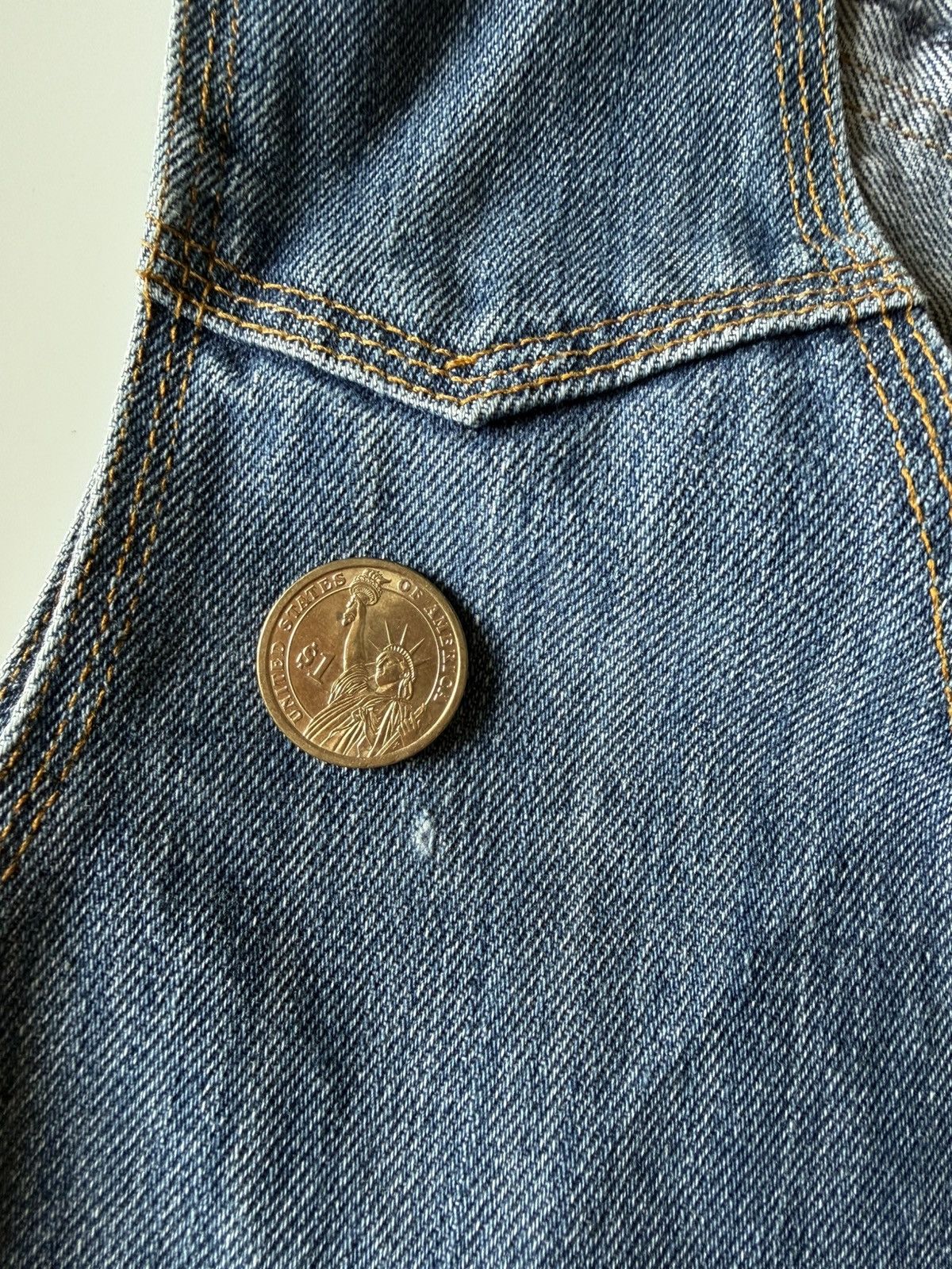 Levi's Vintage Clothing Levi’s vest jeans vintage Size 46R - 14 Thumbnail