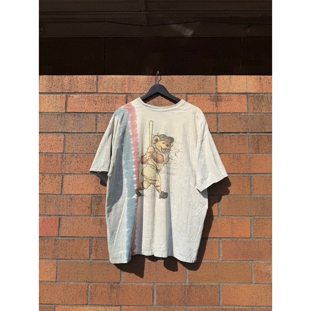 Grateful Dead × Liquid Blue × Vintage 2000 Grateful Dead Vintage Baseball Bear Tie Dye Tee Shirt Size US XXL / EU 58 / 5 - 3 Thumbnail
