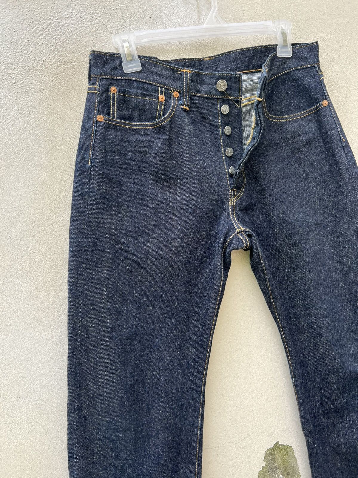 The Flat Head The Flat Head Googies G35 Dark Blue Denim Selvedge Jeans Size US 30 / EU 46 - 8 Thumbnail