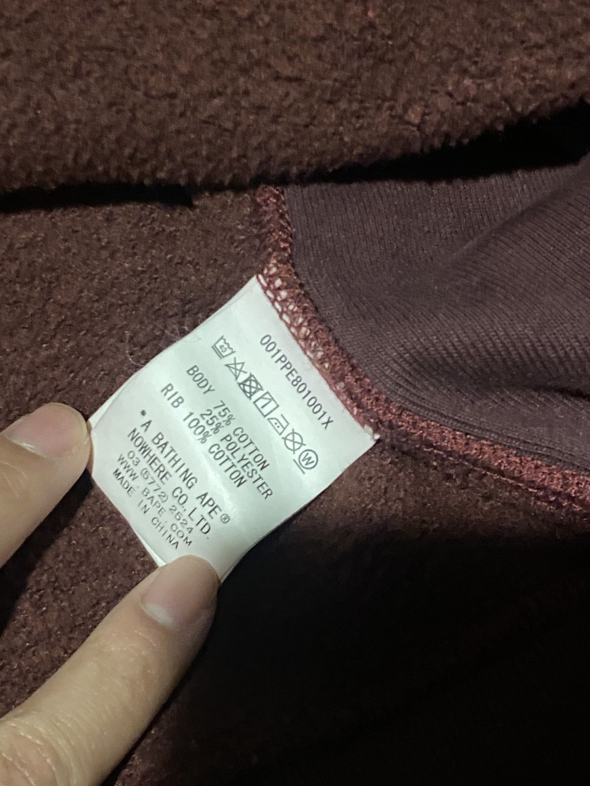 Bape Bape college hoodie Size US L / EU 52-54 / 3 - 5 Thumbnail