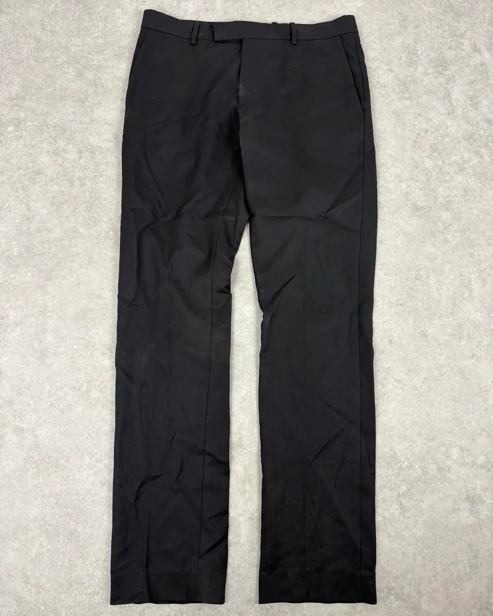 Saint Laurent Paris SS2012 Saint Laurent Black Classy Tailored Pants by Hedi Slimane Size US 32 / EU 48 - 1 Thumbnail