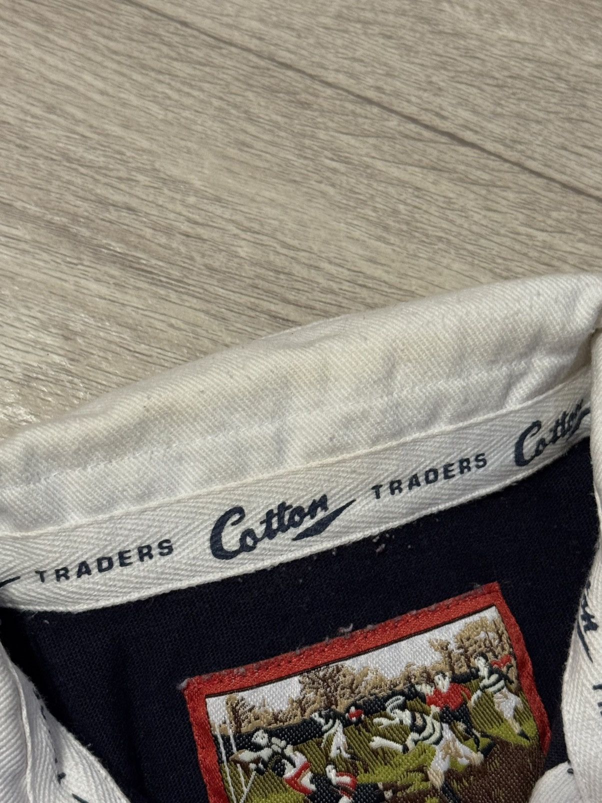 Cotton Traders 🔷Vintage Cotton Traders Six Nation Rugby Shirt 90s🔷 Size US M / EU 48-50 / 2 - 6 Thumbnail