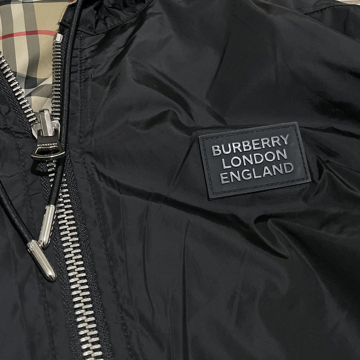 Burberry Reversible Burberry Nylon Hooded Jacket Size US M / EU 48-50 / 2 - 5 Thumbnail