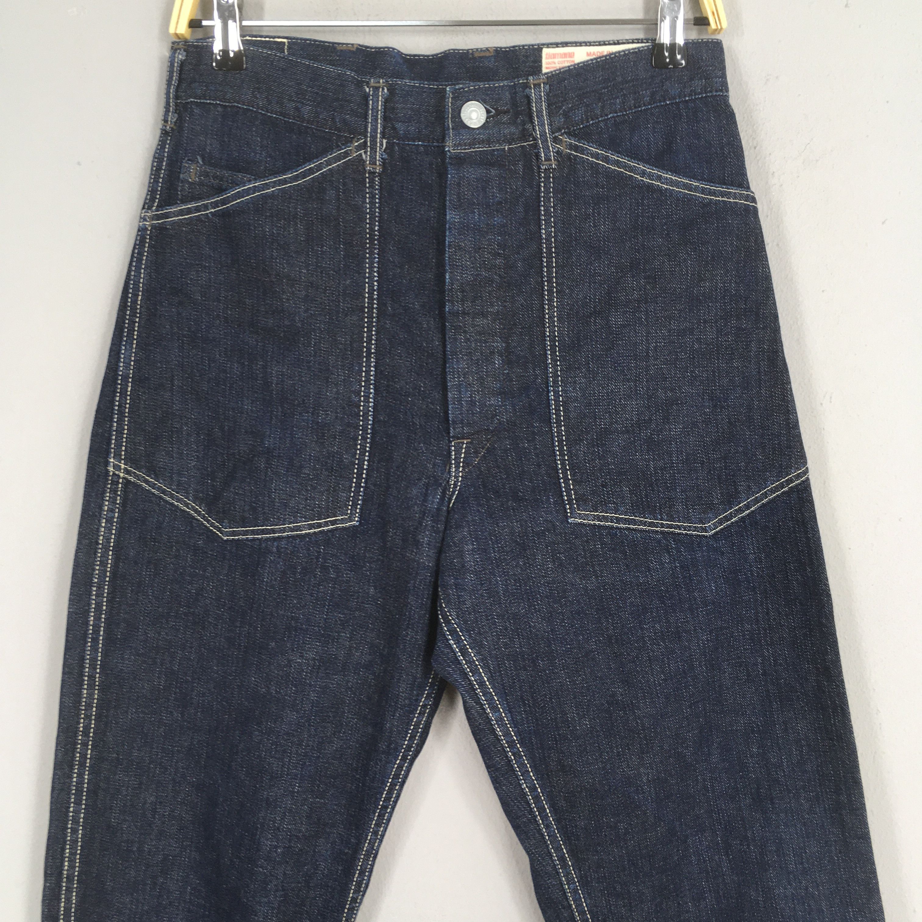 Evisu Size 29x28 Vintage 90s Evisu Daicock Japan Navy Denim S561 Size US 29 - 2 Thumbnail