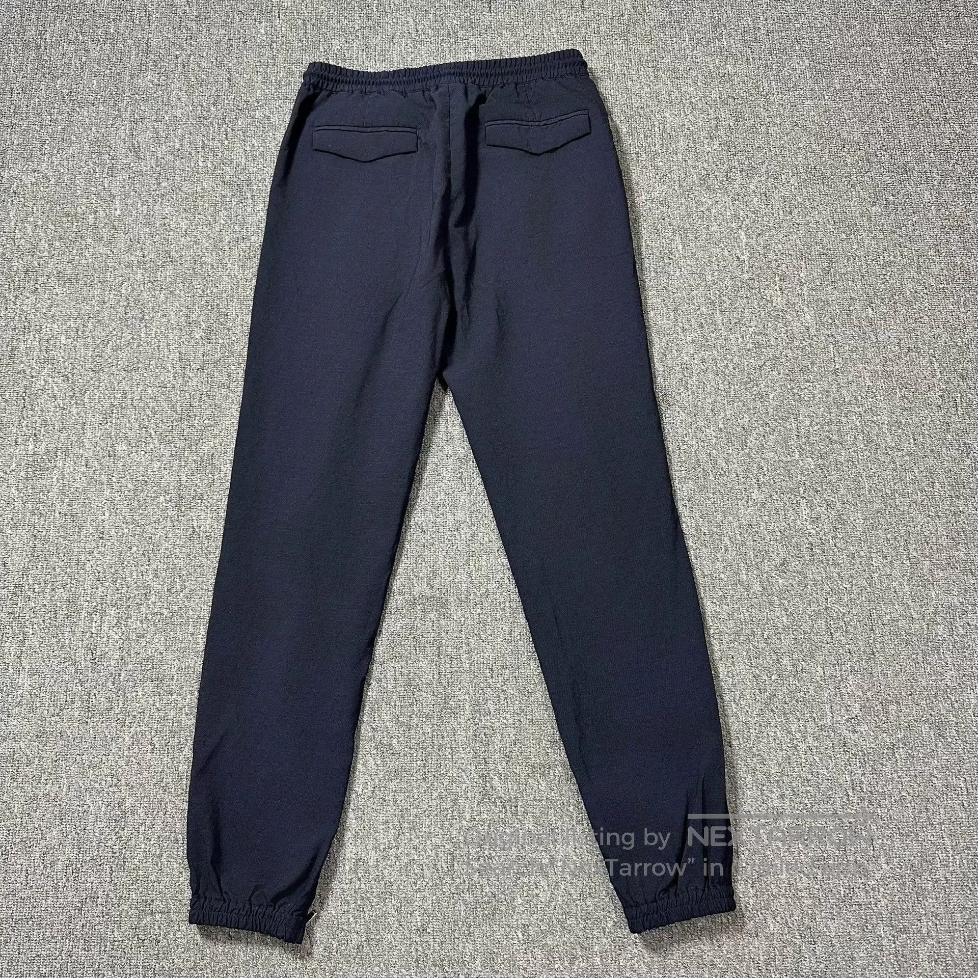 Dior Dior Dark Blue Wool Drawstring Sweatpants. Size US 30 / EU 46 - 4 Thumbnail