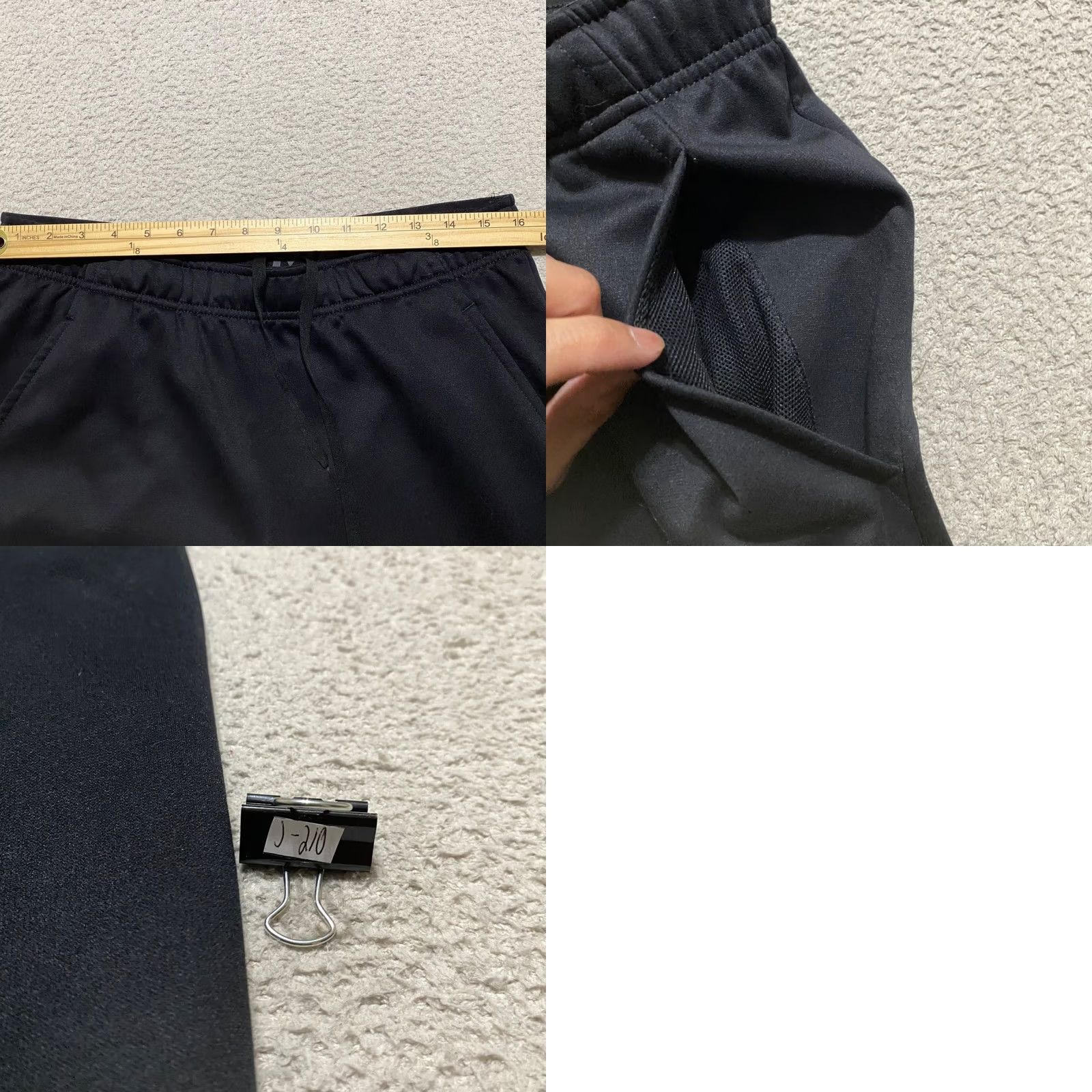 Nike Nike Sweatpants Pants Mens Medium Black Dri Fit Athletic Drawstring Pockets Size US 31 - 8 Thumbnail