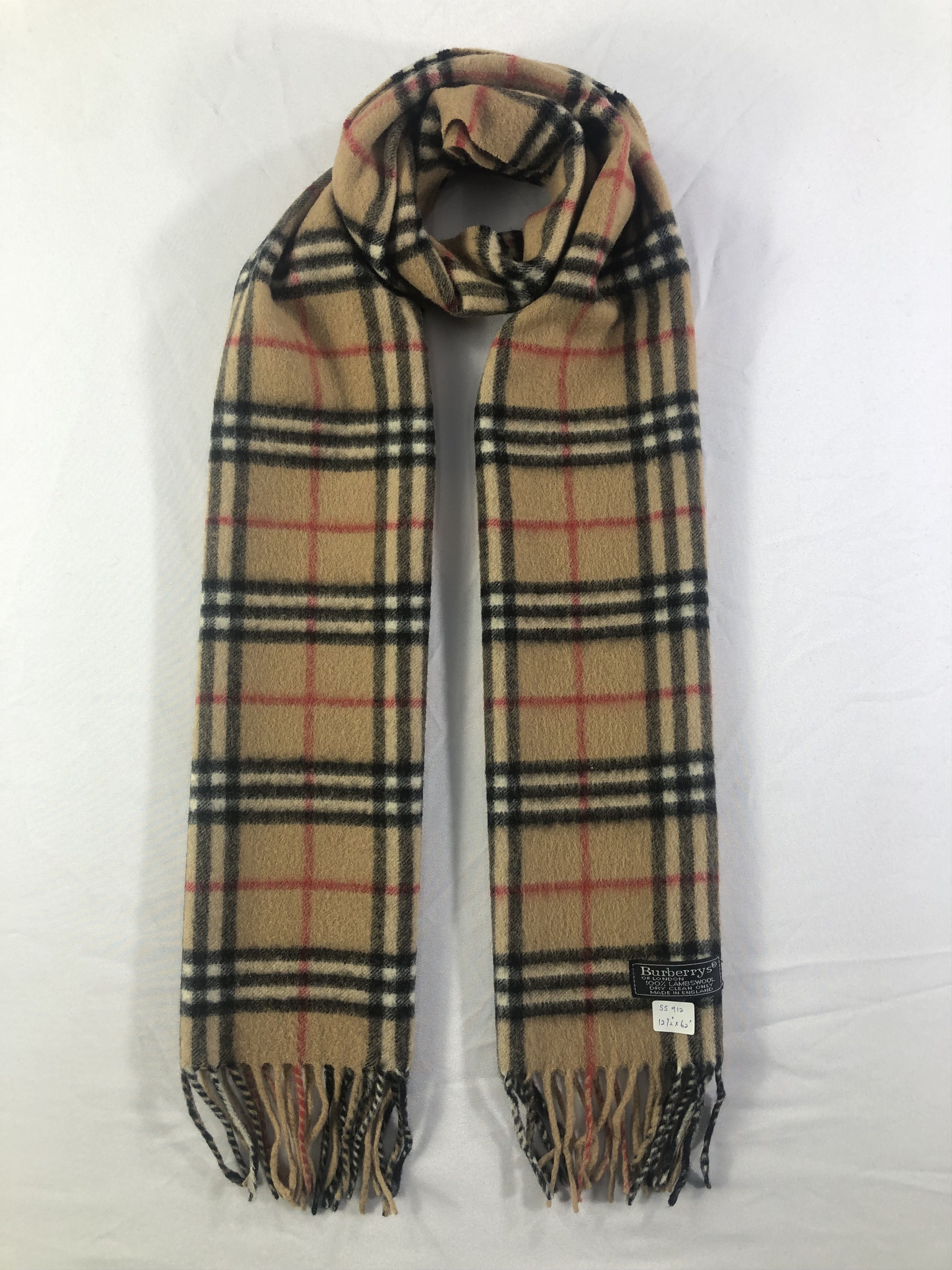 Burberry Burberry Wool Scarf / Muffler / Neckwear Size ONE SIZE - 1 Thumbnail