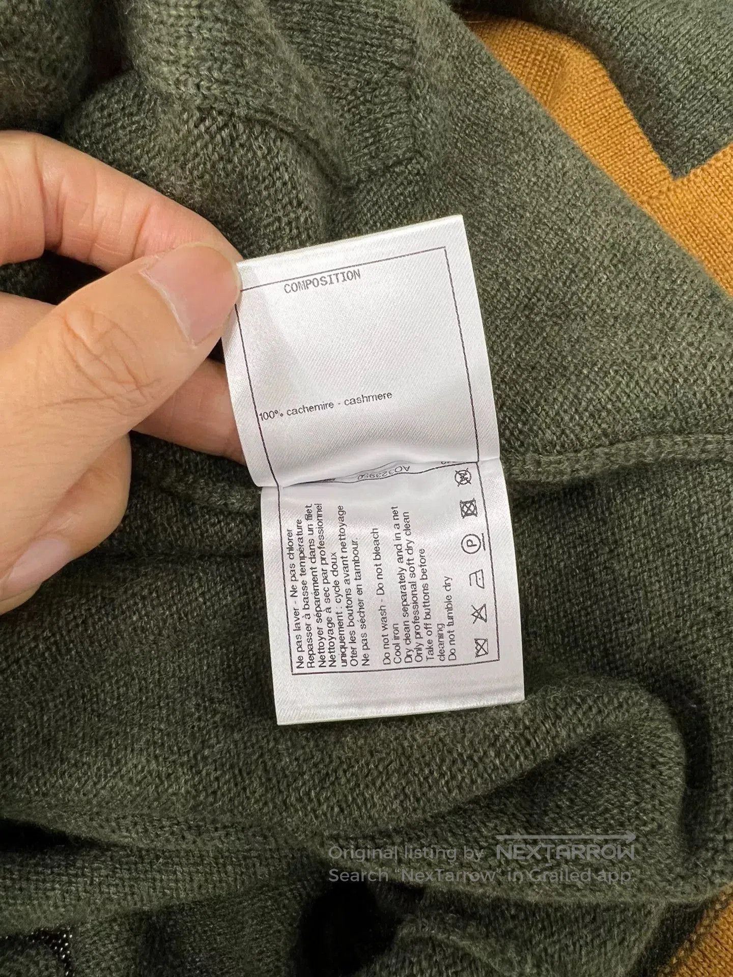 Chanel Chanel Green Long Cashmere Cardigan. Size US S / EU 44-46 / 1 - 6 Thumbnail