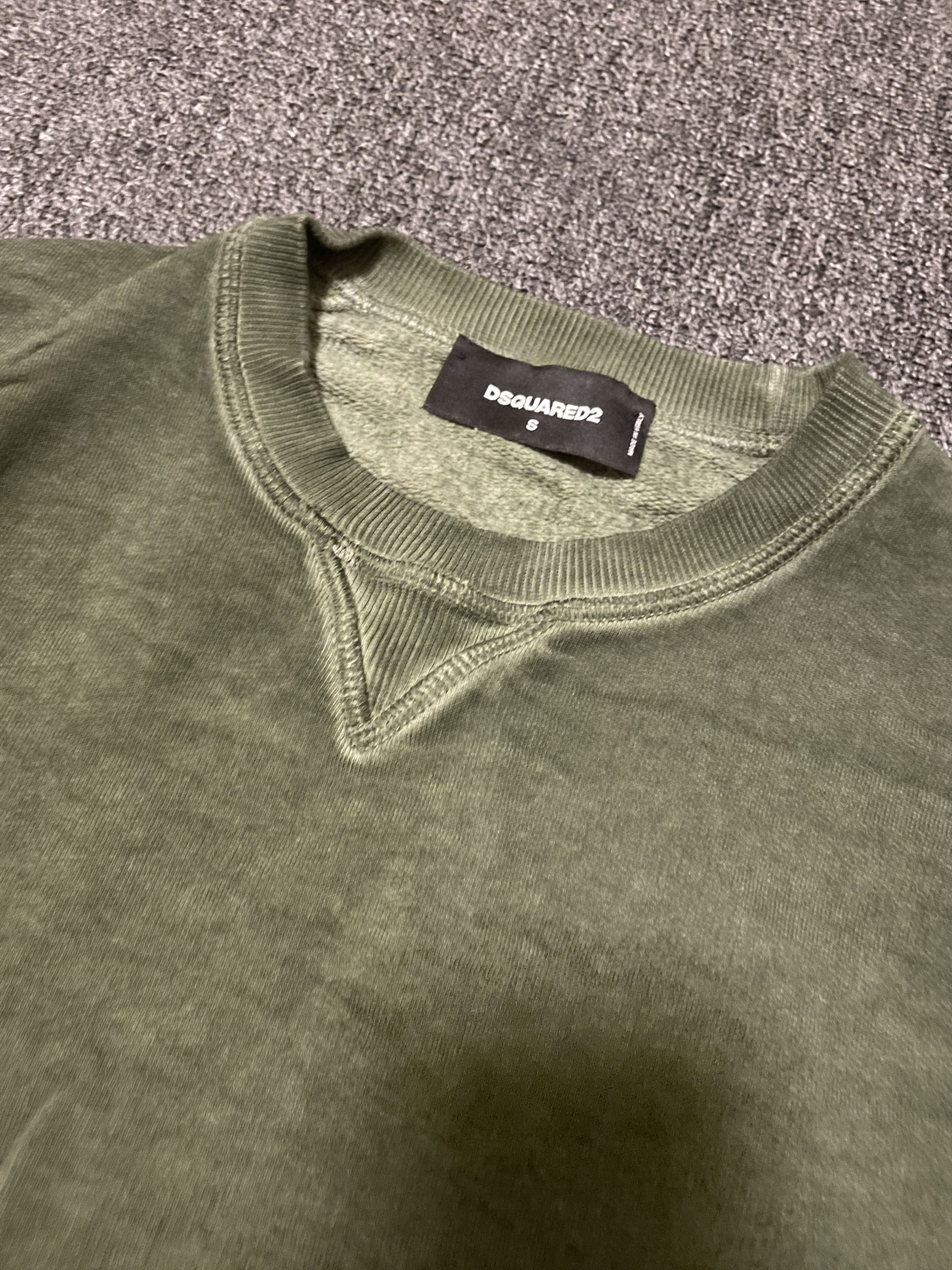 Dsquared2 DSQUARED2 green washed sweatshirt size S Size US S / EU 44-46 / 1 - 2 Thumbnail