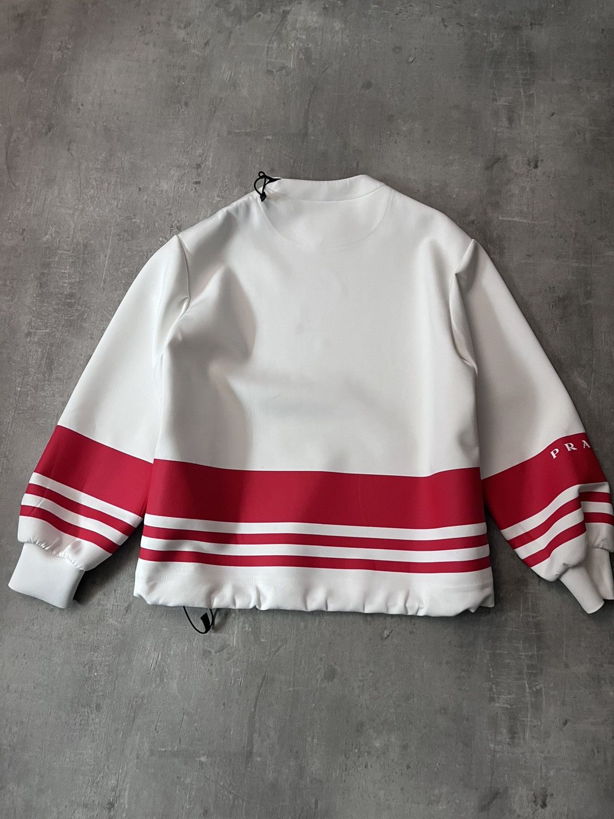 Prada Prada 2021 Ski sweatshirt white red very rare Size US M / EU 48-50 / 2 - 12 Thumbnail