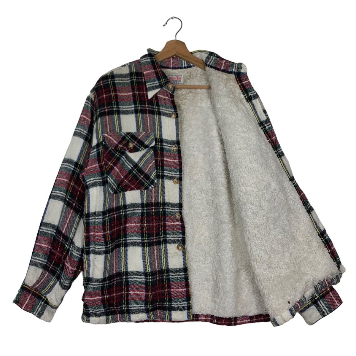 Flannel 🔥90’s Flannel Wool Jacket Machopemind Japan Issey Miyake Size US L / EU 52-54 / 3 - 8 Thumbnail