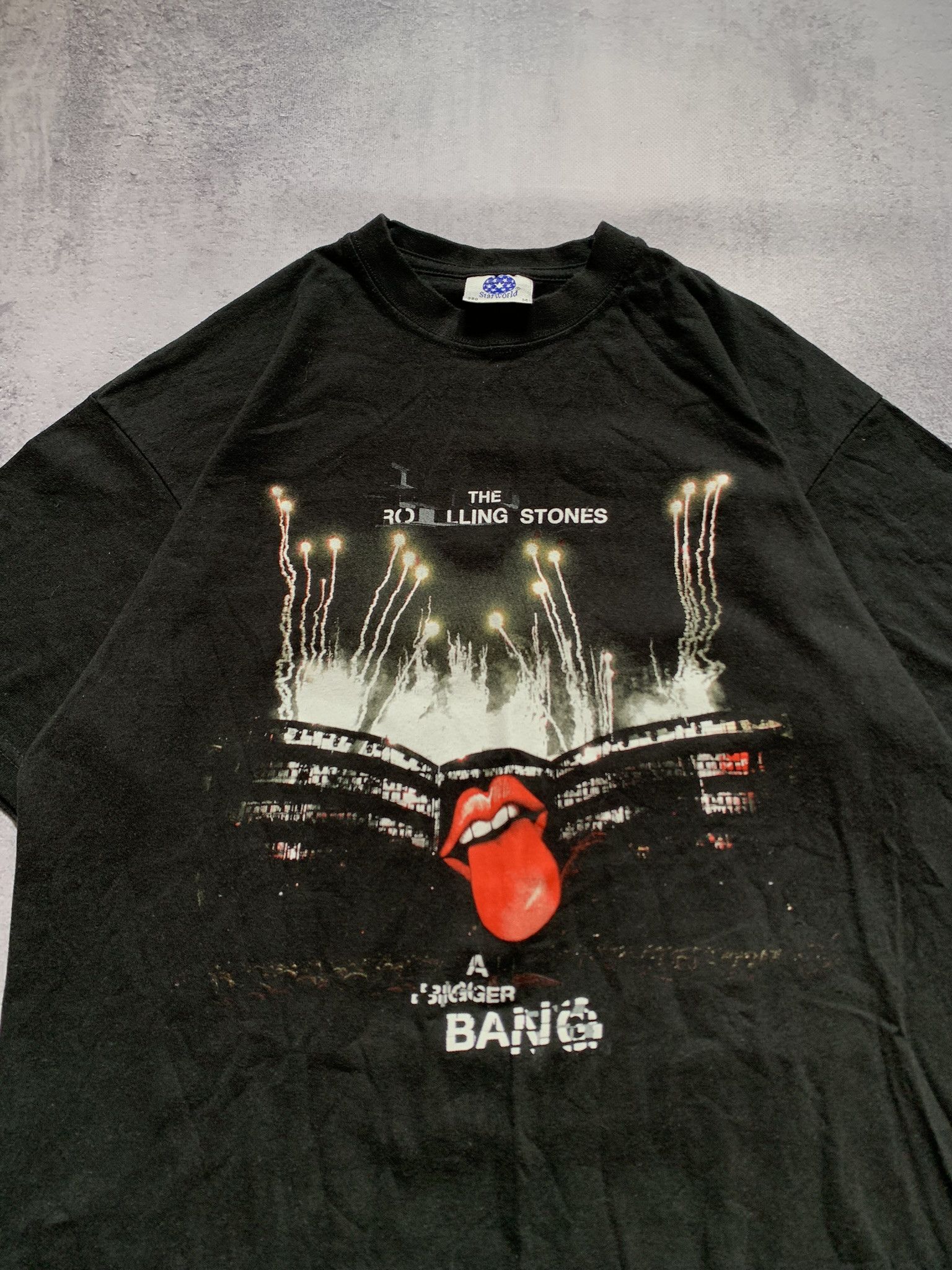 Band Tees VINTAGE The Rolling Stones Shirt Black A Bigger Bang Tour Size US M / EU 48-50 / 2 - 4 Thumbnail