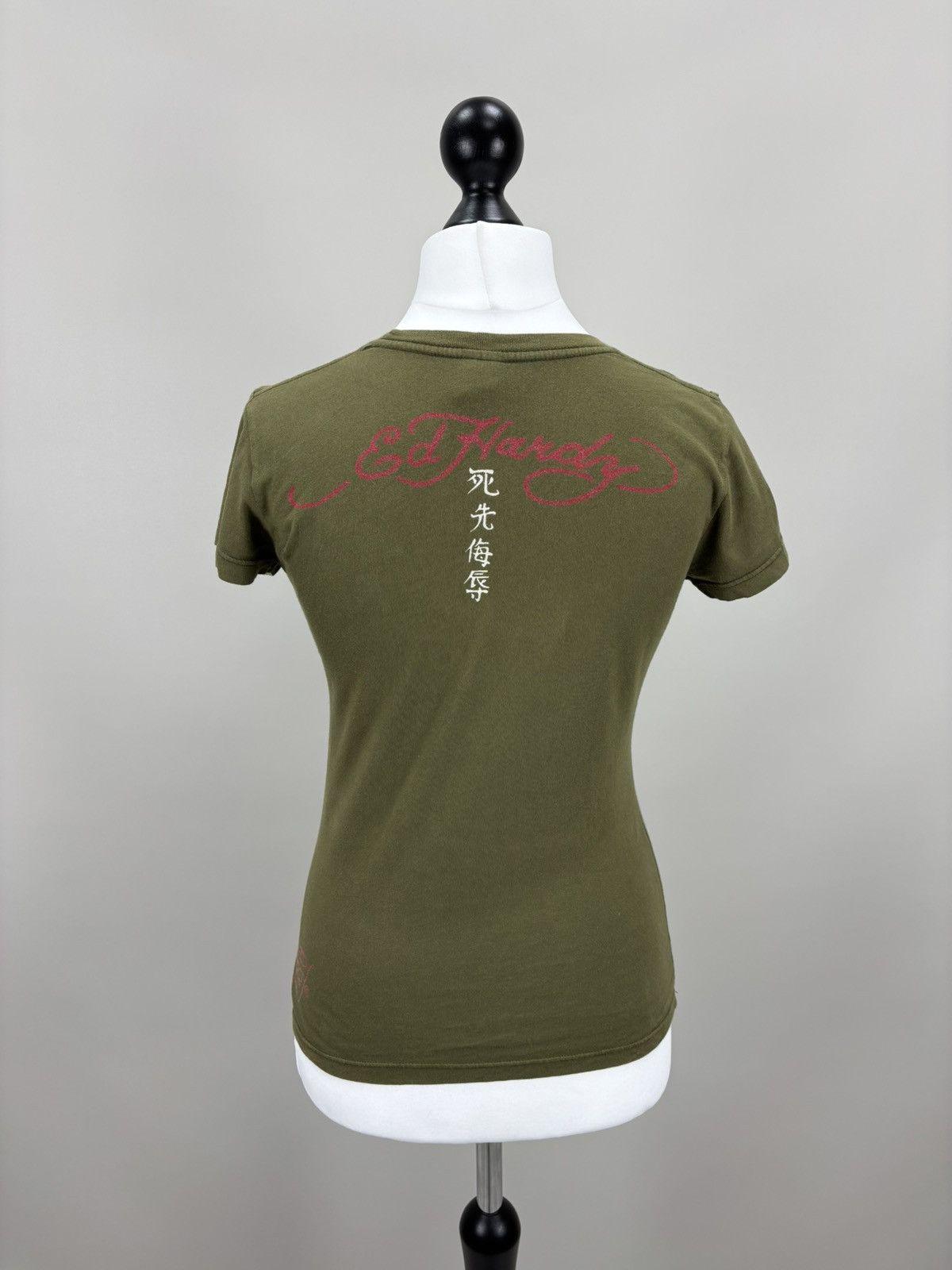 Ed Hardy × Japanese Brand Womens t shirt Ed Hardy Size S Color Brown Size S / US 4 / IT 40 - 6 Thumbnail