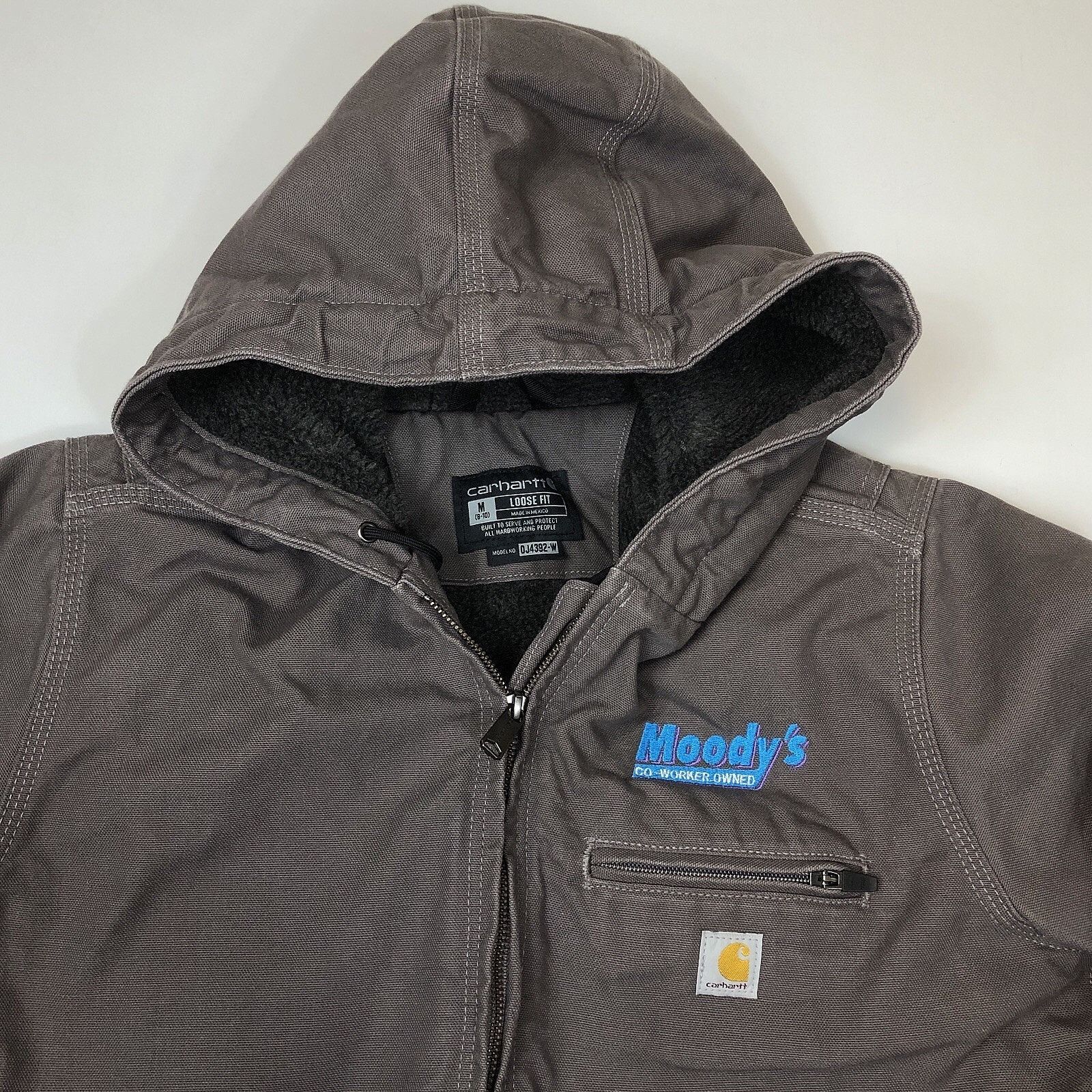 Carhartt Carhartt Womens Washed Duck Canvas Loose Fit Jacket Size M / US 6-8 / IT 42-44 - 4 Thumbnail