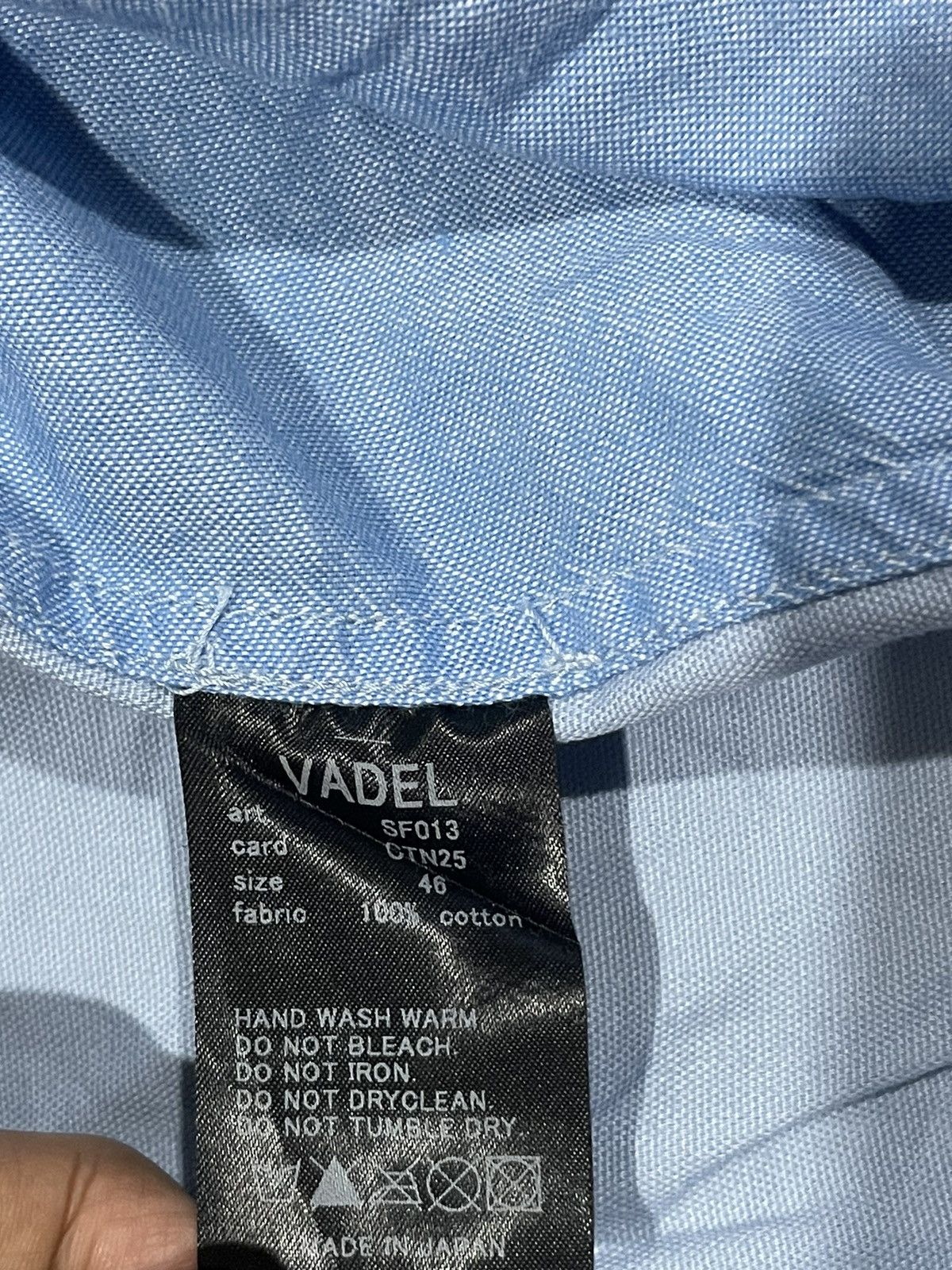 Japanese Brand Vadel Two Tone Shirt Size US S / EU 44-46 / 1 - 4 Thumbnail