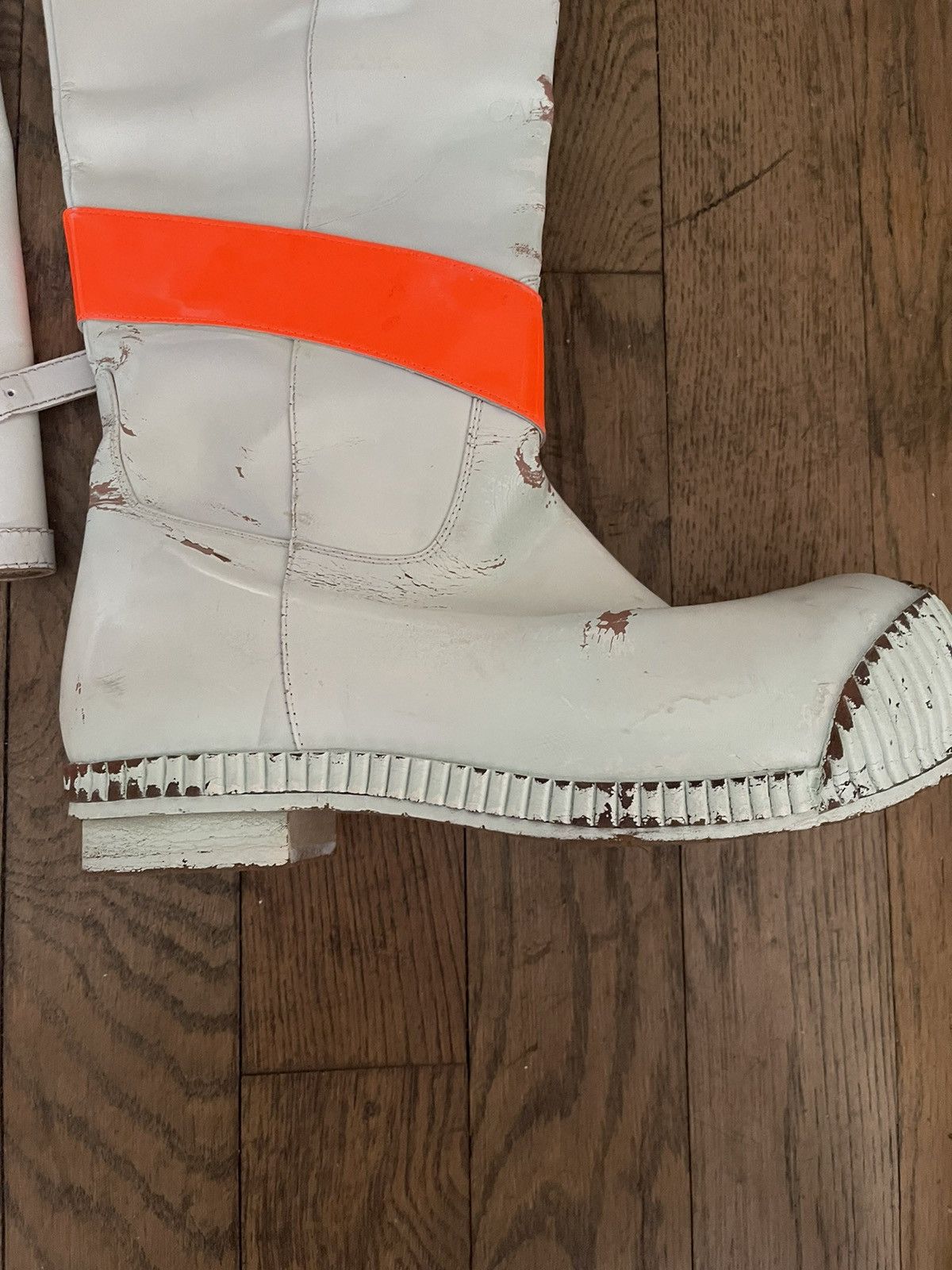 Calvin Klein 205W39NYC 205W39NYC runway sample firefighter thigh high boots Size US 9 / EU 42 - 2 Thumbnail