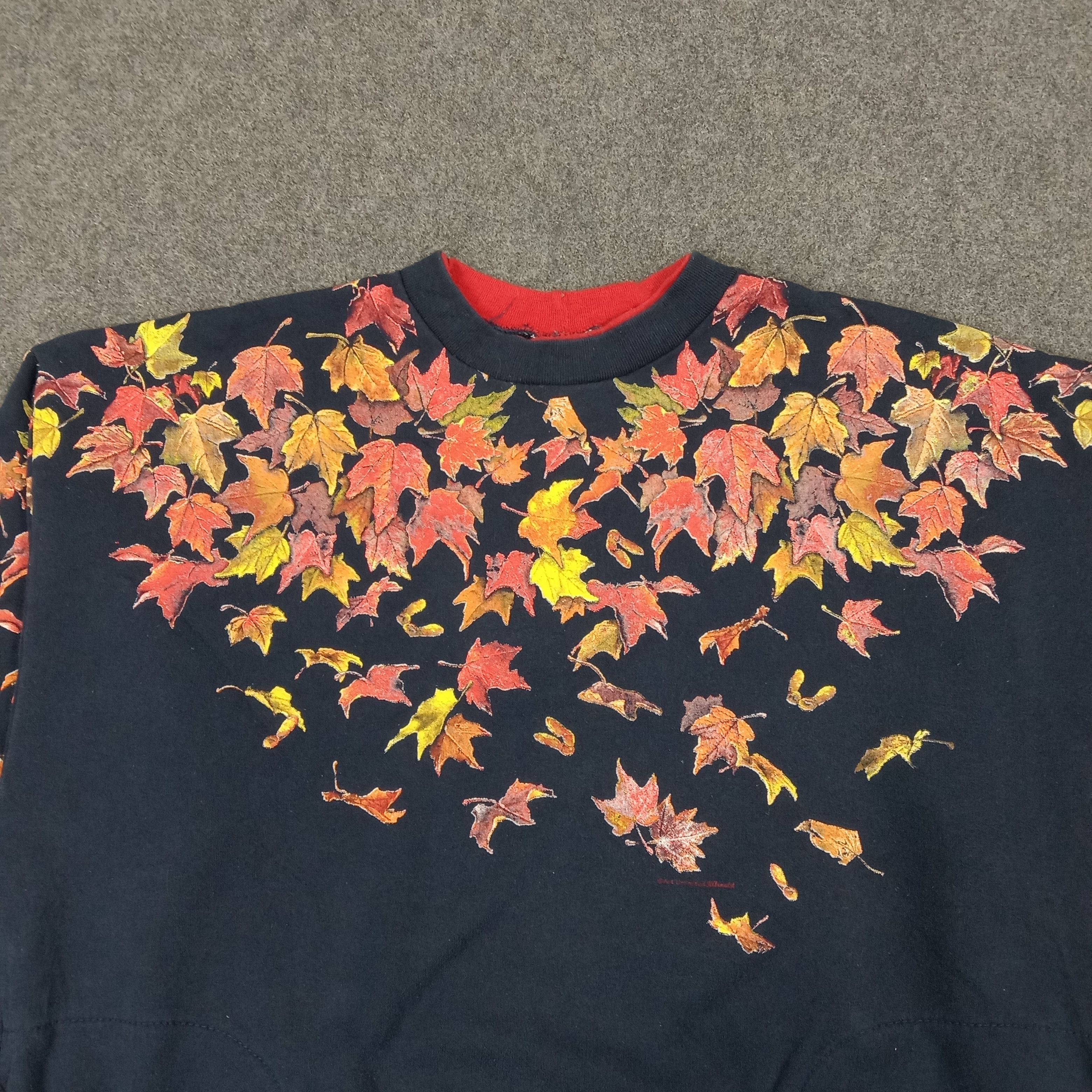 Vintage 90's Art Unlimited Nature Autumn Sweatshirt C262N27 Size US L / EU 52-54 / 3 - 2 Thumbnail