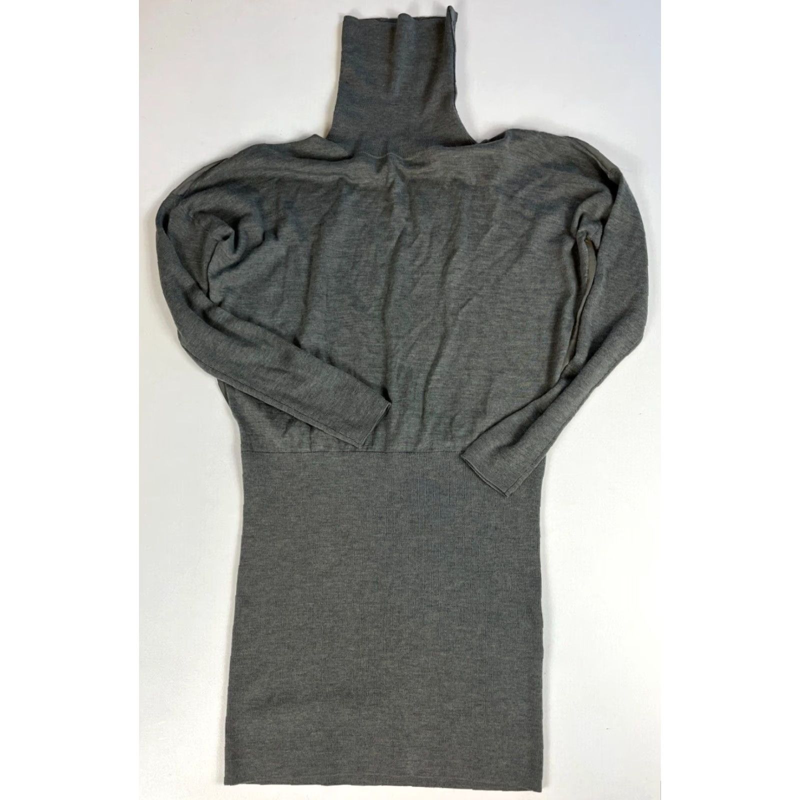 Allsaints AllSaints Flik Dress Knit Merino Wool Women M Gray Size M / US 6-8 / IT 42-44 - 5 Thumbnail