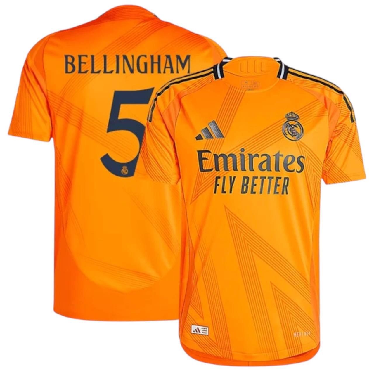 Adidas NEW! 2024/25 REAL MADRID #5 BELLINGHAM AWAY SOCCER JERSEY M Size US M / EU 48-50 / 2 - 2 Thumbnail