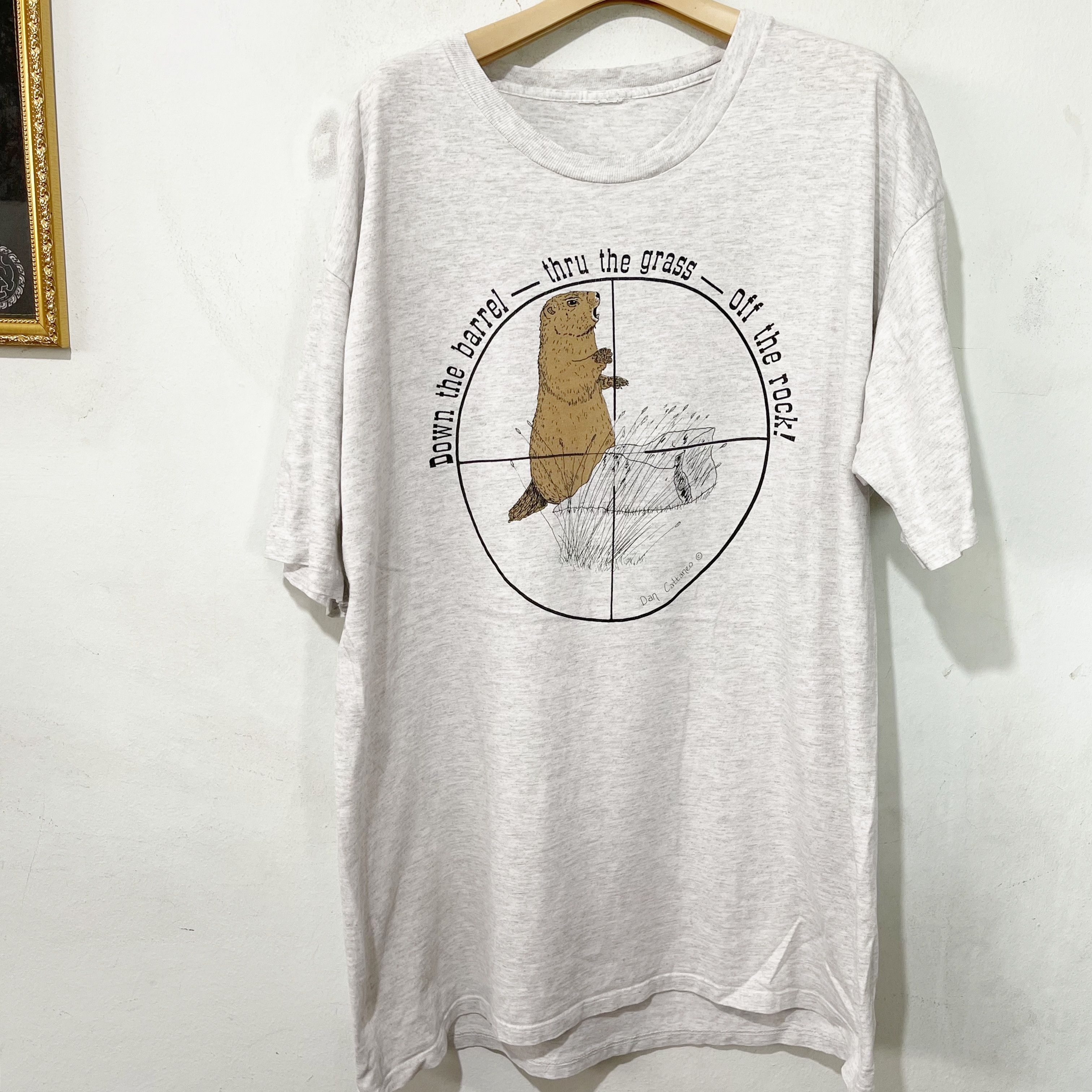 Vintage Vintage 90s Prairie Dog Dan Cattaneo Shirt Size US XL / EU 56 / 4 - 1 Thumbnail