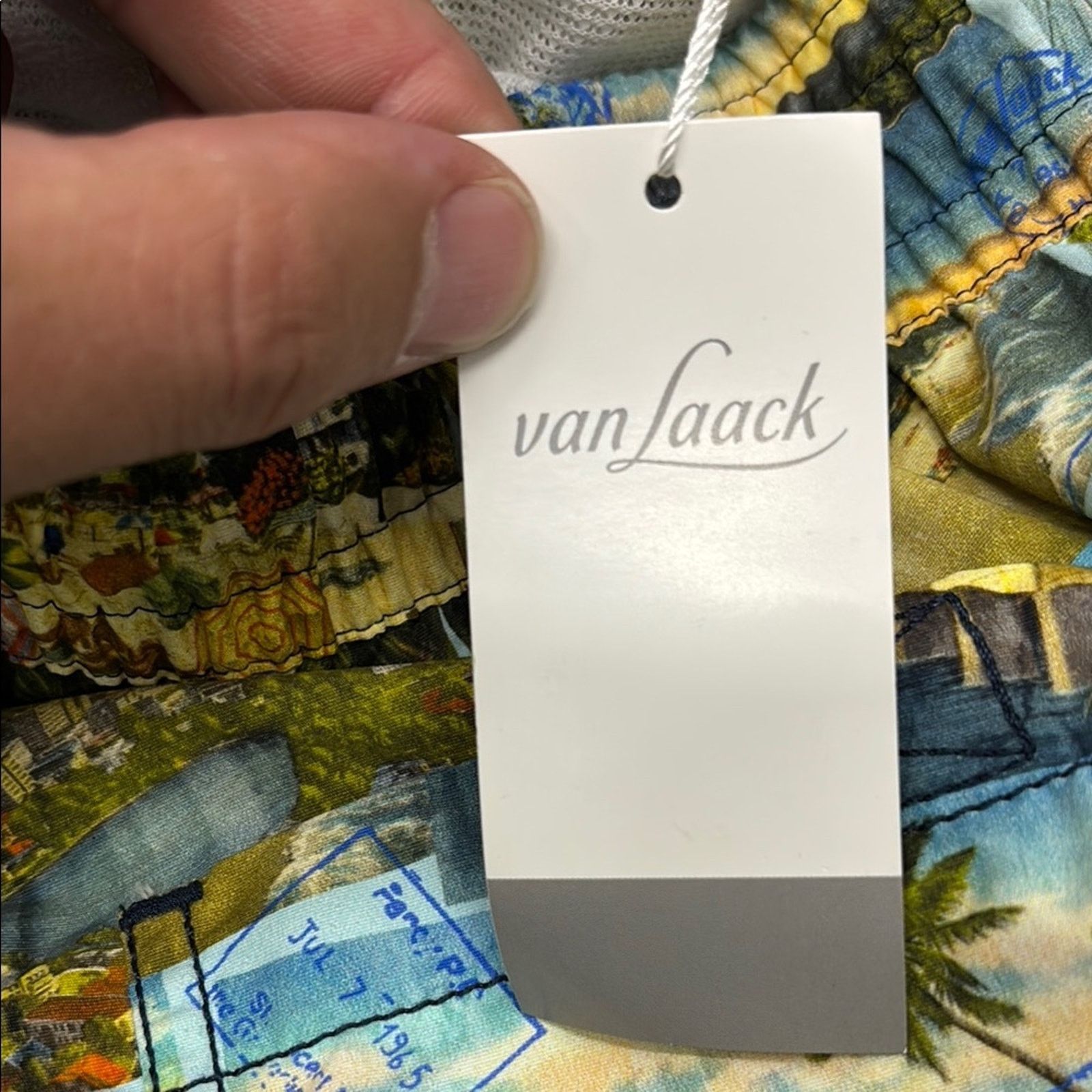Other NWT Van Laack Scenic Print Men's Swim Trunks Size M Size US 34 / EU 50 - 2 Thumbnail