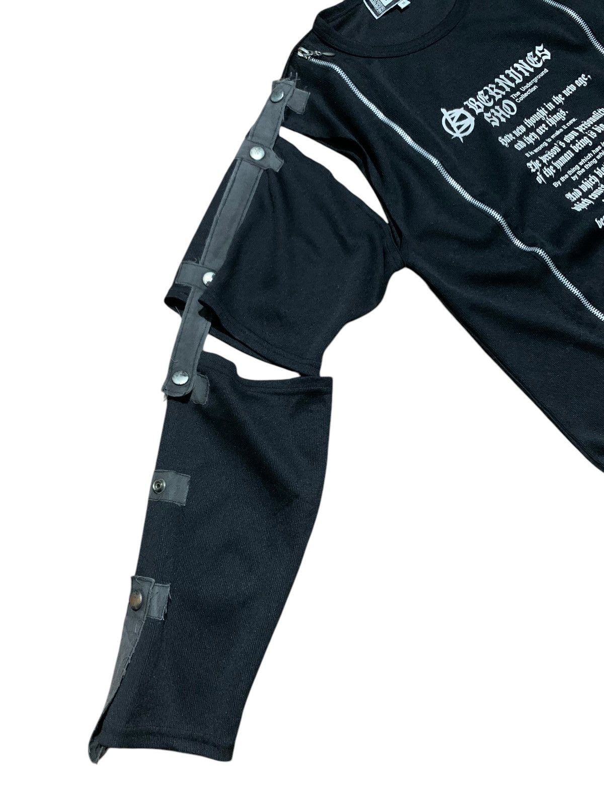 Hysteric Glamour 2000s Bernings Sho bondage convertible longsleeve punk poem Size US M / EU 48-50 / 2 - 4 Thumbnail