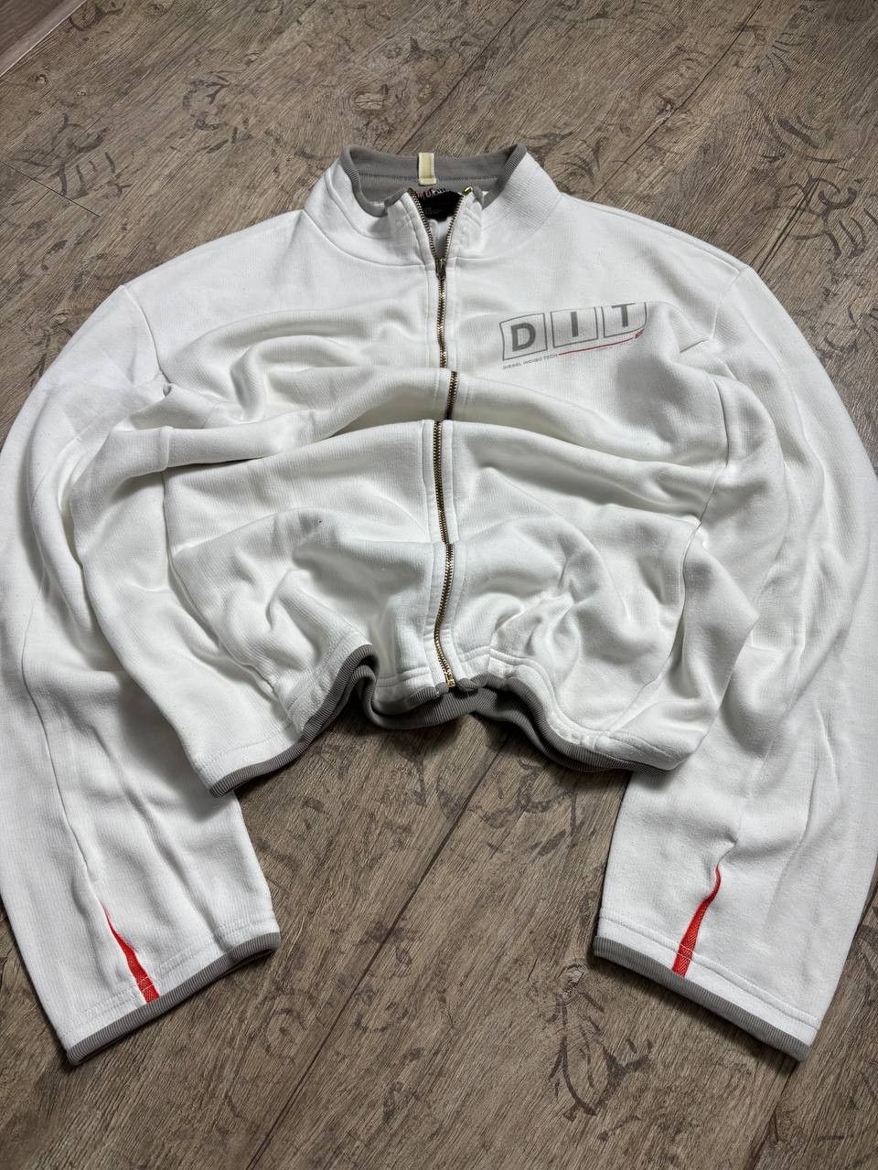 Diesel Diesel Rare knit y2K Lampo zip Sweatshirt Jacket Size US L / EU 52-54 / 3 - 3 Thumbnail