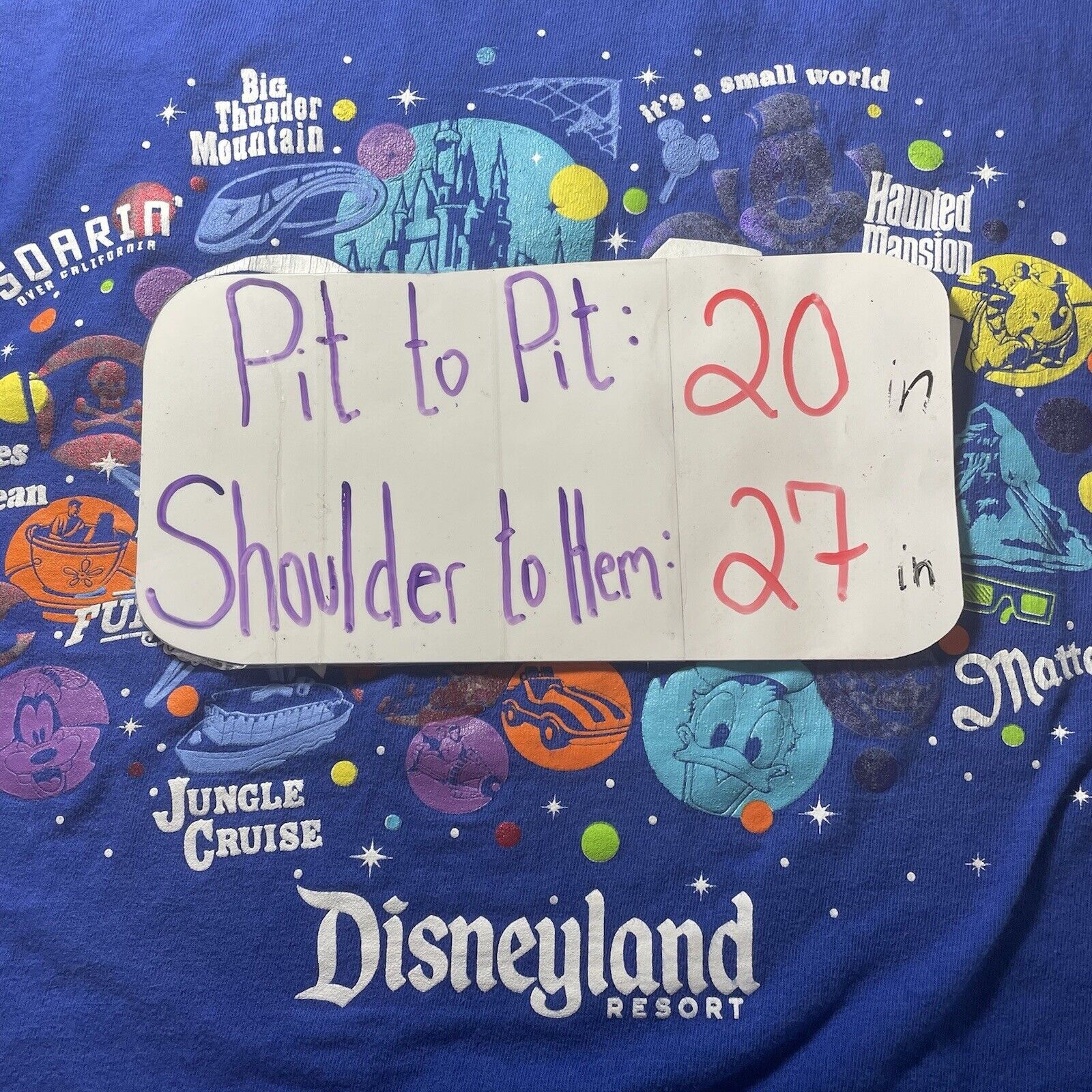 Disney Disney Medium 2011 Disneyland Short Sleeve Graphic T Shirt Size US M / EU 48-50 / 2 - 9 Thumbnail