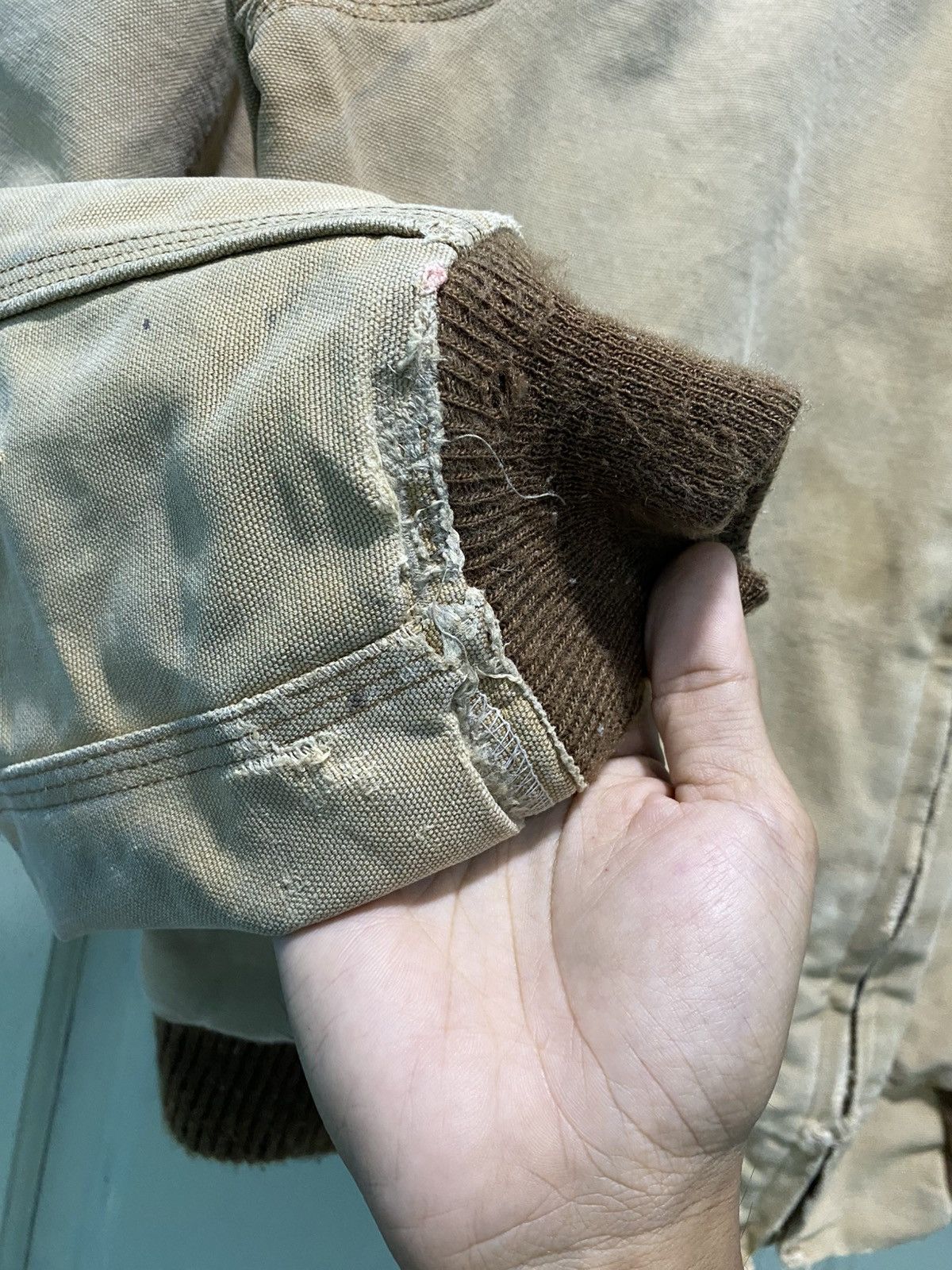 Carhartt Vintage 80s Carhartt Santa Fe Sun Faded Duck Canvas Jacket Size US M / EU 48-50 / 2 - 9 Thumbnail