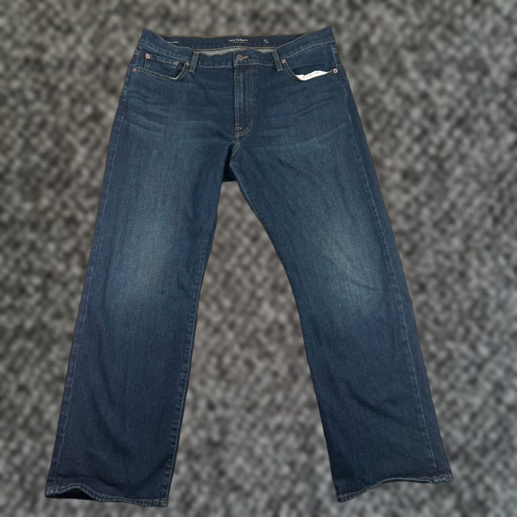Lucky Brand Lucky Brand 181 Relaxed Fit Jeans Men’s 38x30 Blue Dark Wash Straight Size US 38 / EU 54 - 1 Thumbnail