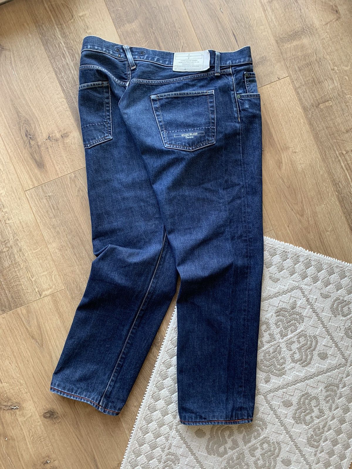 Stone Island Vintage Stone Island Denims navy jeans Size US 36 / EU 52 - 3 Thumbnail