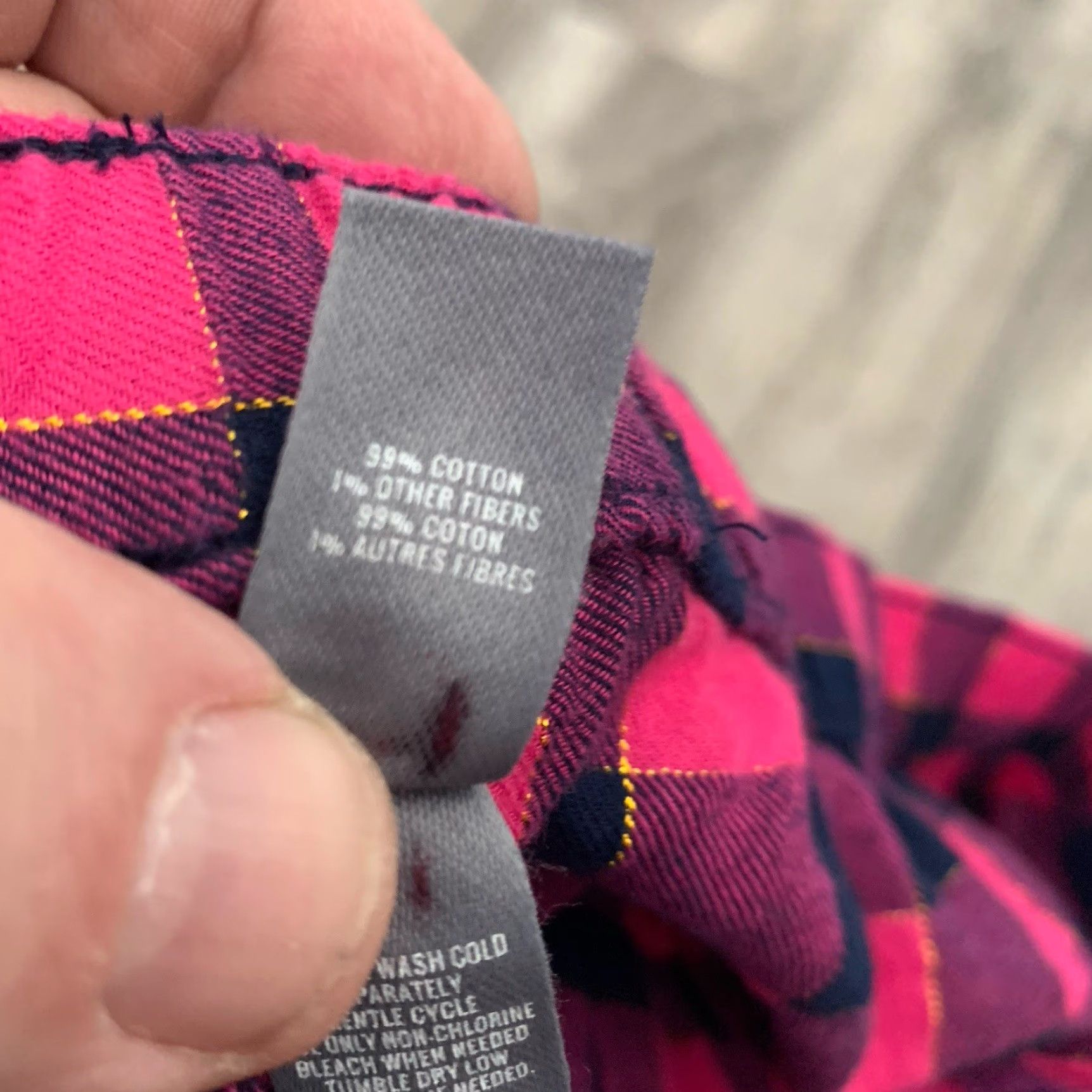 Vintage AERIE Lounge Pants Womens Large Pink Check w Gold Relaxed Elastic No Pockets NEW Size 36" / US 14 / IT 50 - 4 Thumbnail