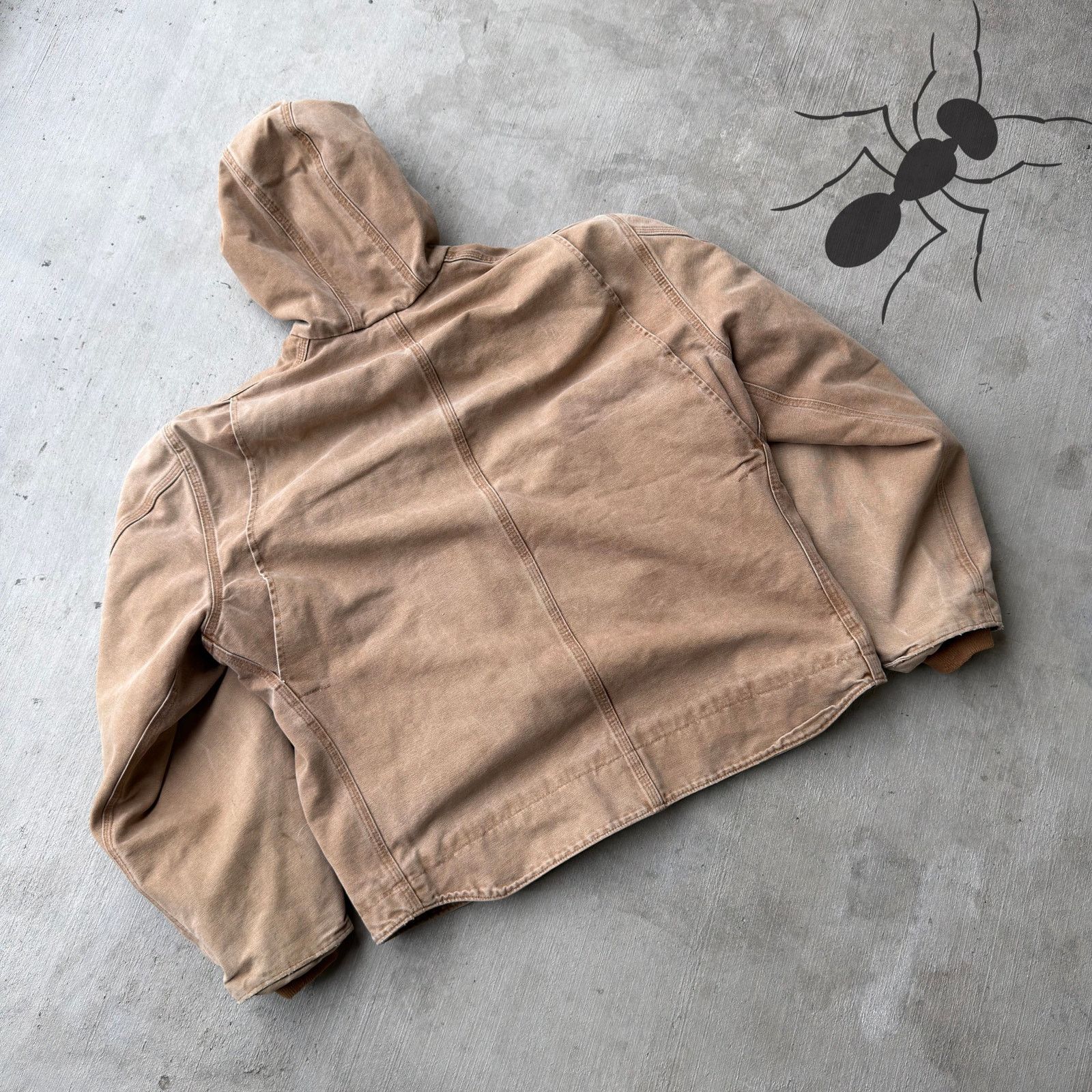Carhartt × Vintage Carhartt J141 brown Sierra work wear jacket Size US XL / EU 56 / 4 - 6 Thumbnail