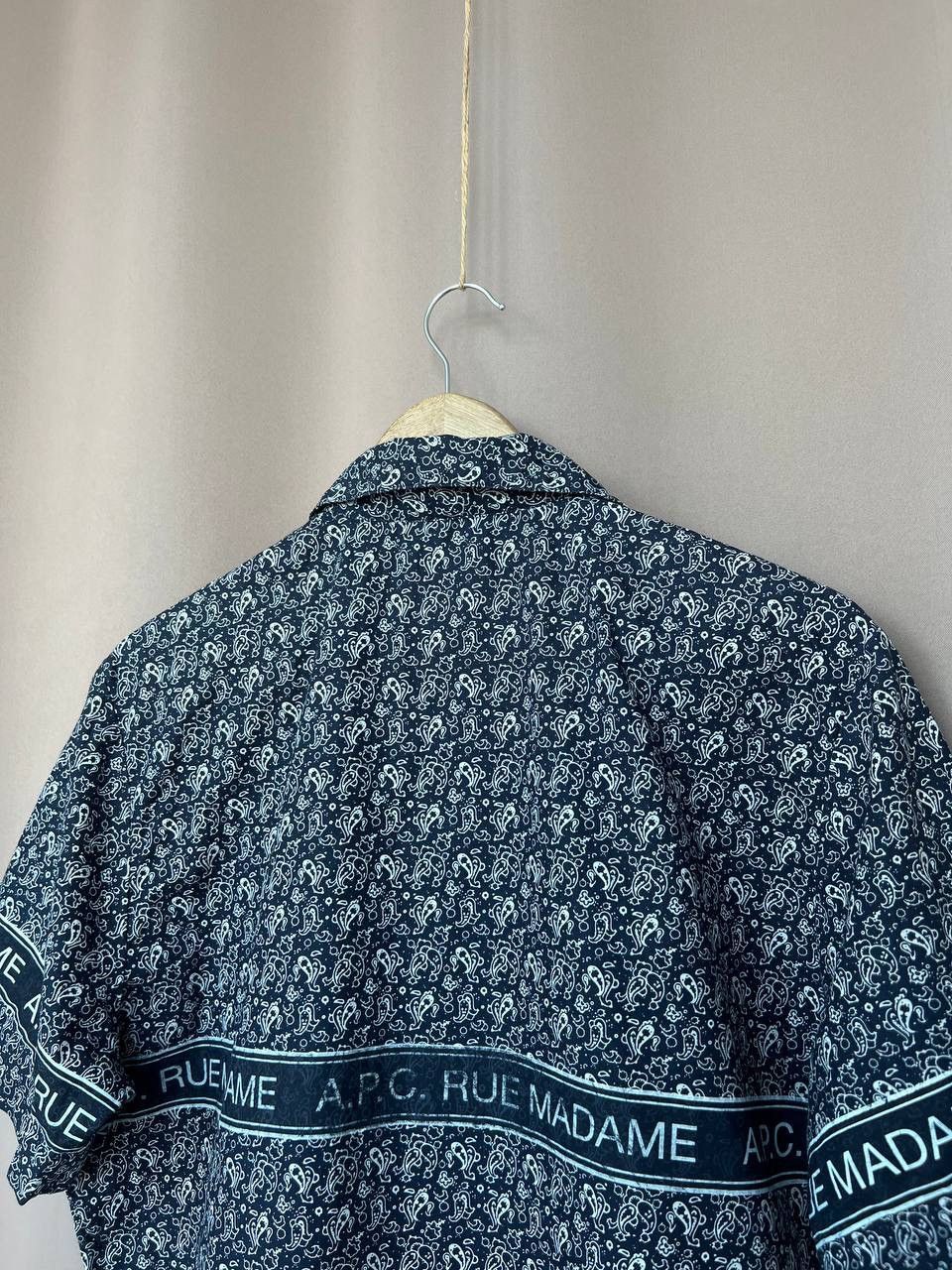 A.P.C. A.P.C. Bandana-Print Cotton Poplin Button Shirt Mens Size L Size US L / EU 52-54 / 3 - 8 Thumbnail