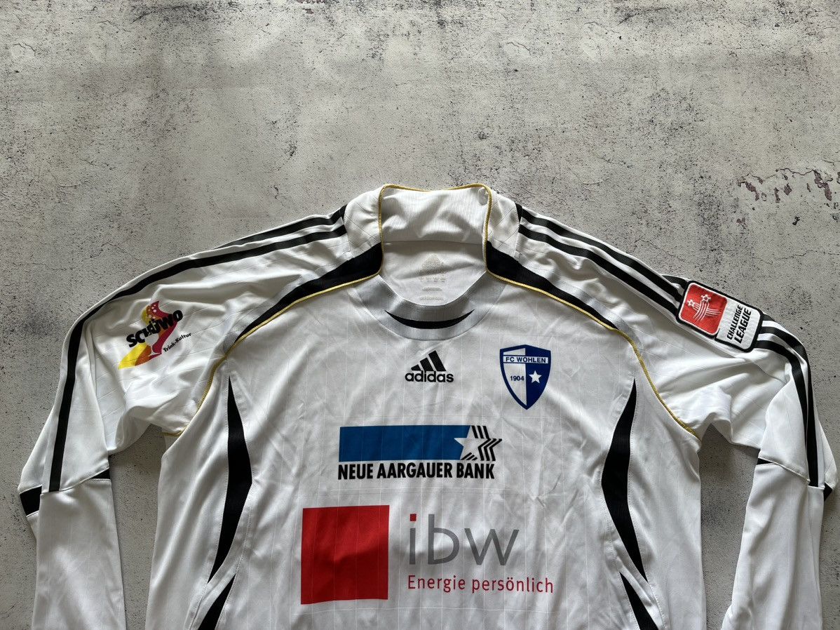 Vintage WOHLEN 2005/06 HOME SOCCER ADIDAS MATCH WORN,24 LOUIS SCHAUB Size US L / EU 52-54 / 3 - 6 Thumbnail