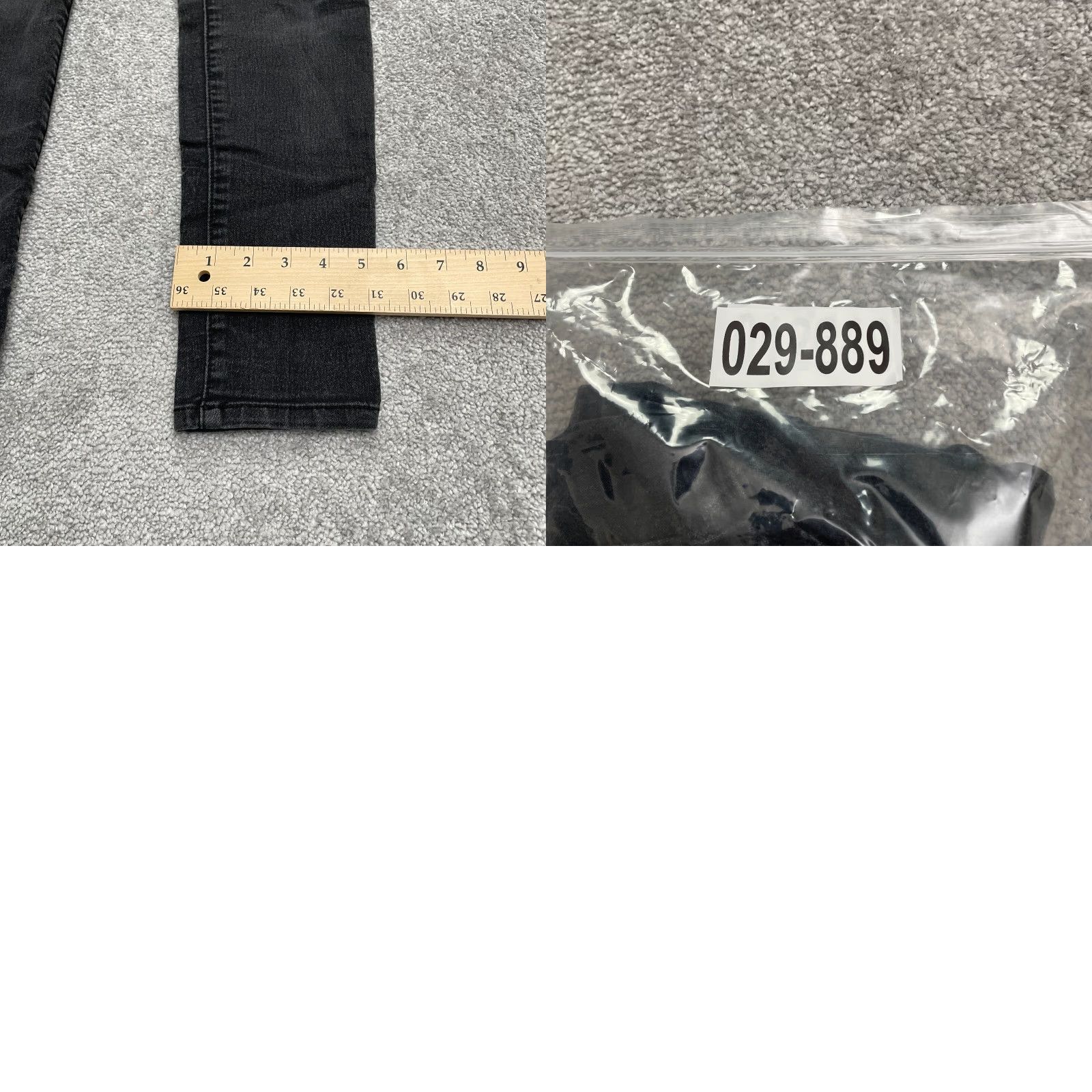 Denime D. Jeans Jeans Skinny Denim Black 6 Womens Mid Rise 27.5 Inseam 28x27.5 Pocket 5-Pocket Design Stretch Denim Size 28" / US 6 / IT 42 - 9 Thumbnail