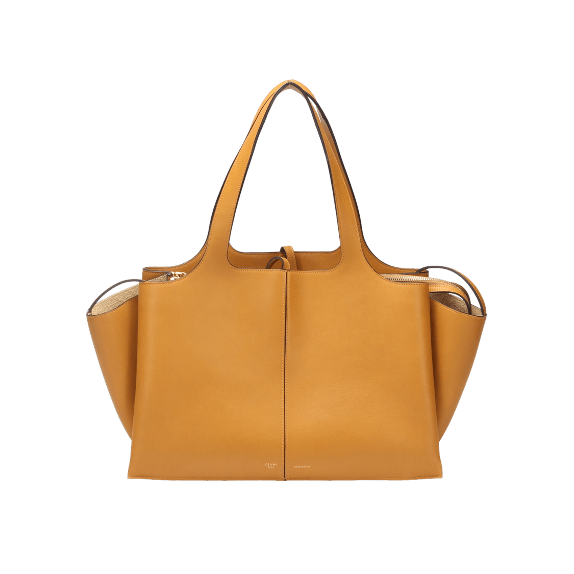 image of Celine Medium Trifold Handbag in Brown, Women's