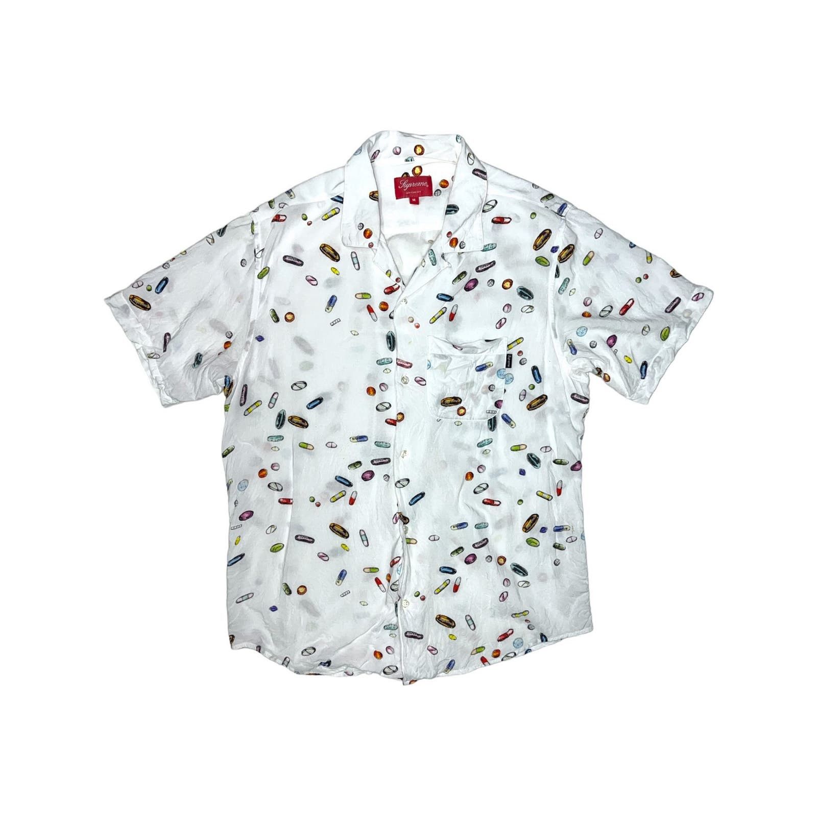 Supreme Supreme Pills Rayon Shirt | Grailed