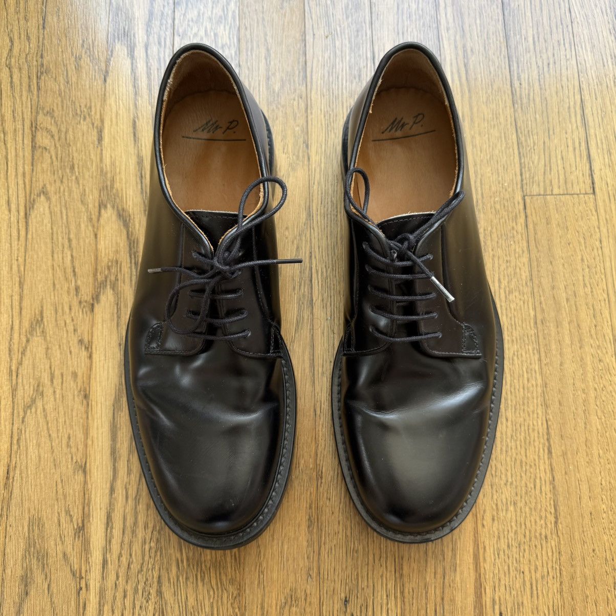 Mr P. Size 8.5 Mr P black derby lace up shoes Size US 8.5 / EU 41-42 - 7 Thumbnail
