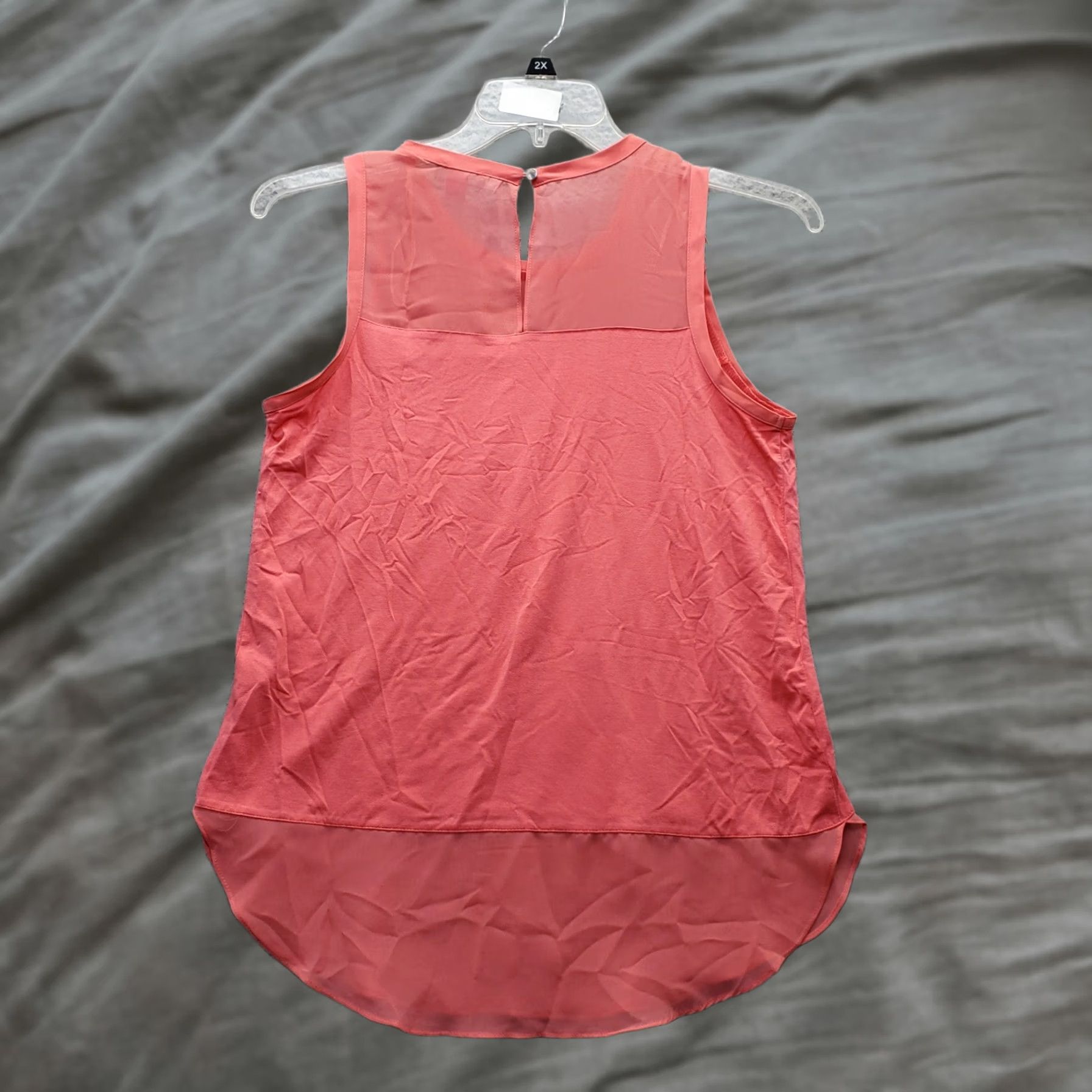 Vince Camuto Vince Camuto Tank Top Womens Small Orange Sleeveless Round Hem - Womens Size S Nike? Size S / US 4 / IT 40 - 1 Thumbnail