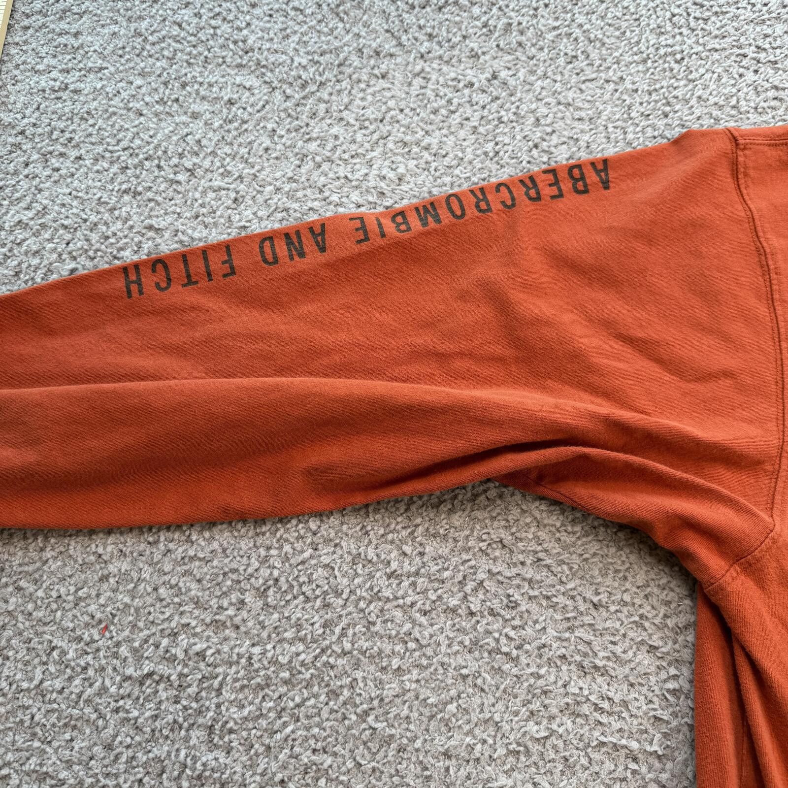 Abercrombie & Fitch Vintage Abercrombie & Fitch Orange Long Sleeve Shirt XL Y2K Size US XL / EU 56 / 4 - 6 Thumbnail