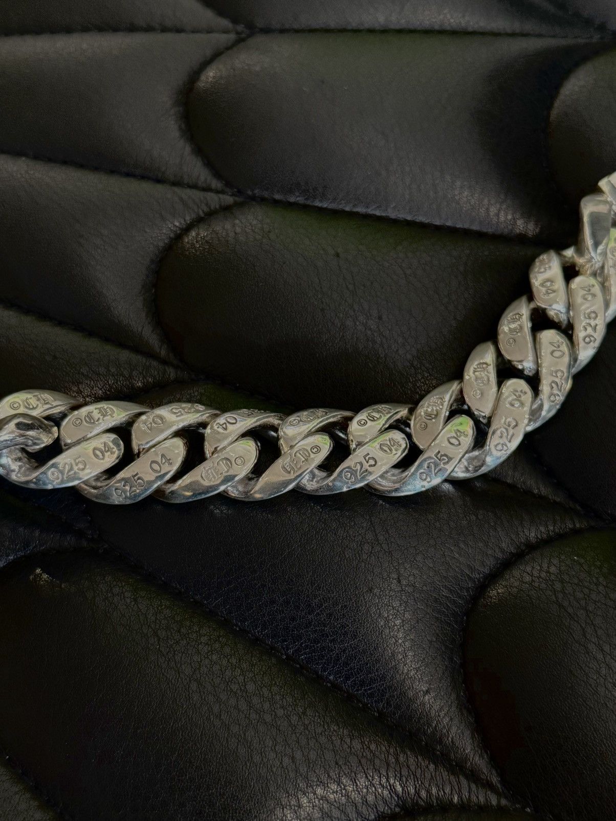 Chrome Hearts CHROME HEARTS 1:1 FACTORY DIAMOND XXL JUMBO FUCK BRACELET Size ONE SIZE - 11 Thumbnail