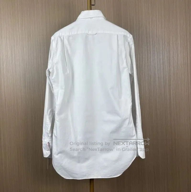 Thom Browne Thom Browne White Cotton Long Sleeve Shirt . Size S / US 4 / IT 40 - 2 Thumbnail