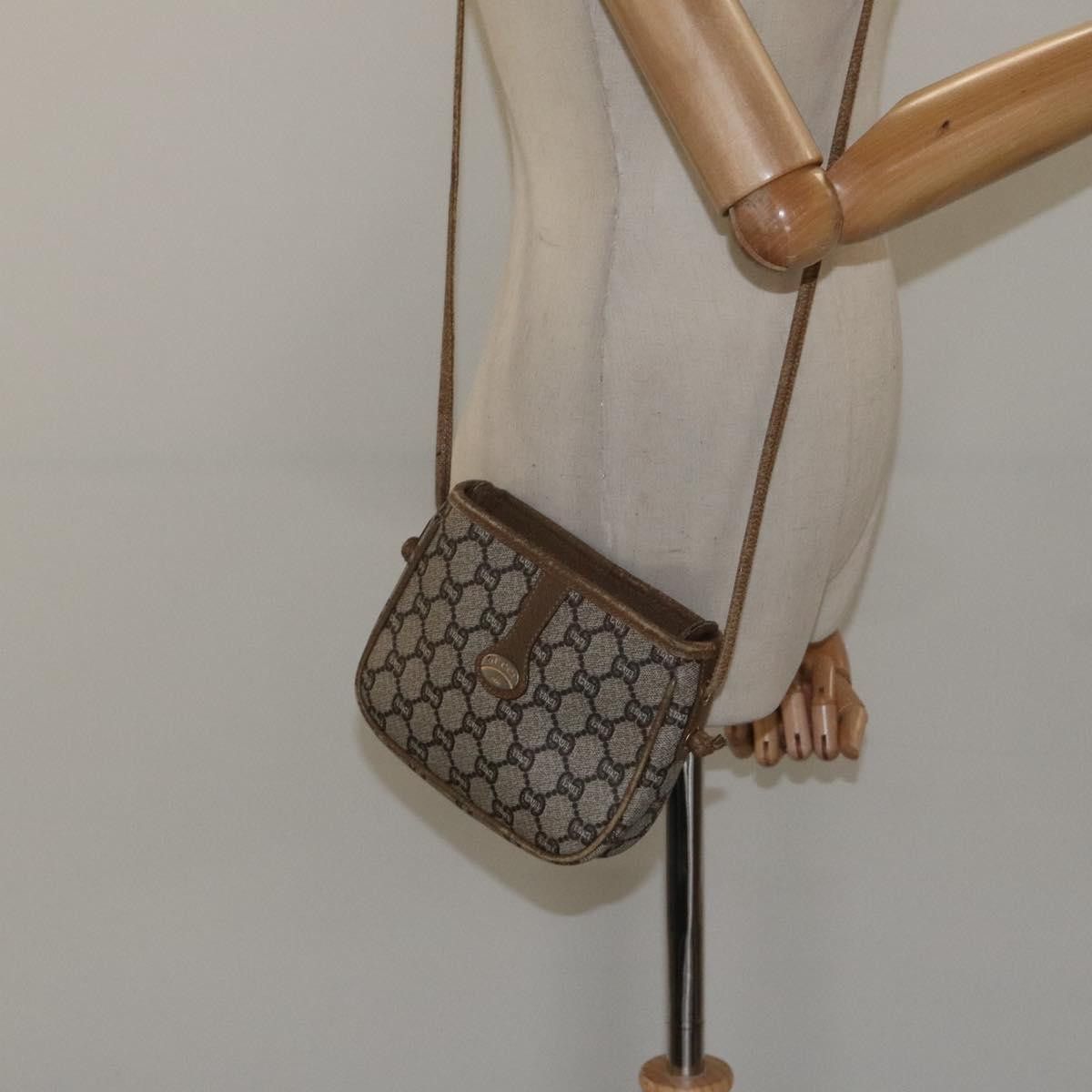 Gucci GUCCI GG Plus Supreme Shoulder Bag Pvc Leather Beige Gold Size ONE SIZE - 21 Thumbnail